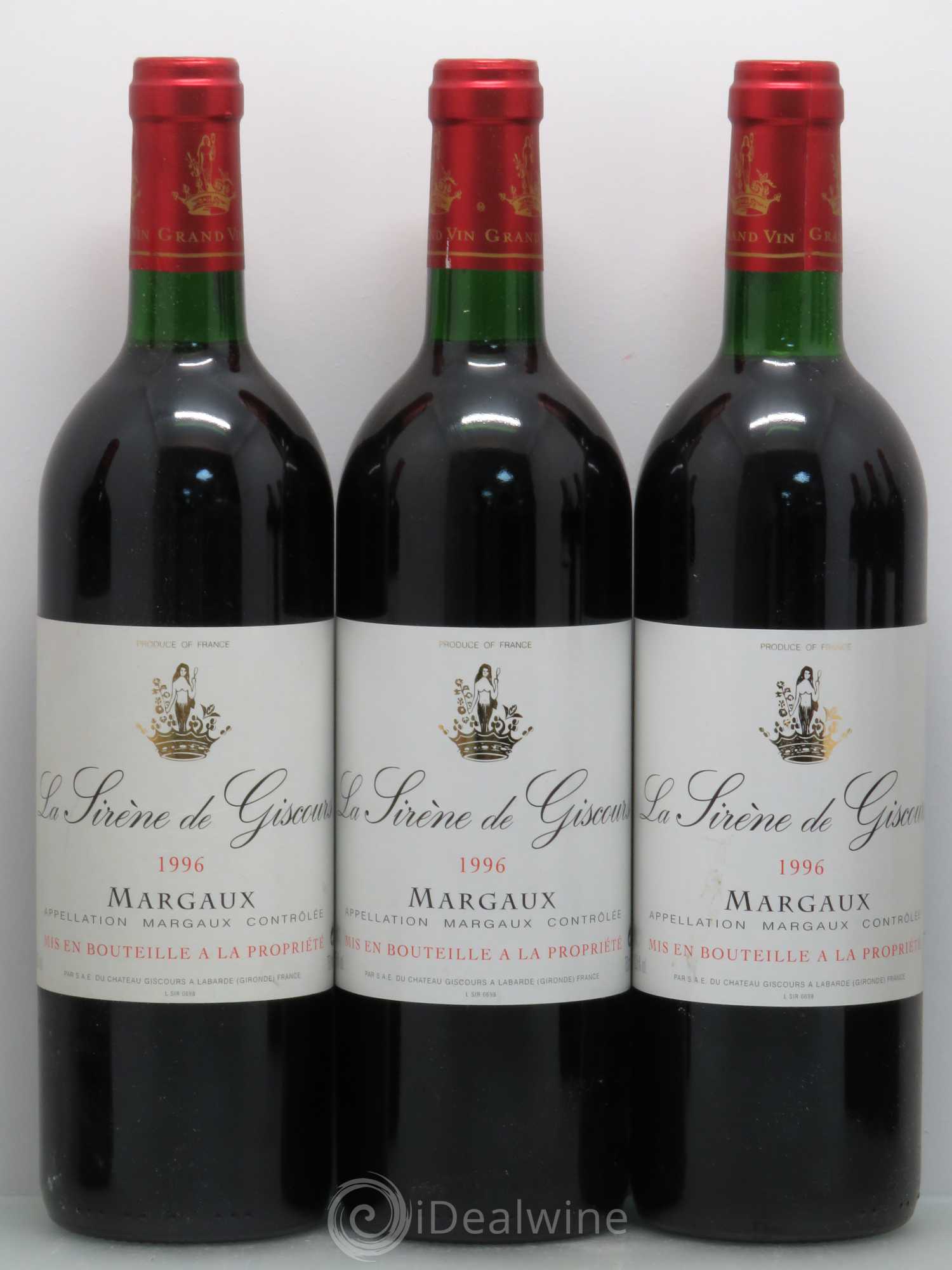 La Sirène de Giscours 1996 - Lot de 12 bouteilles - 3