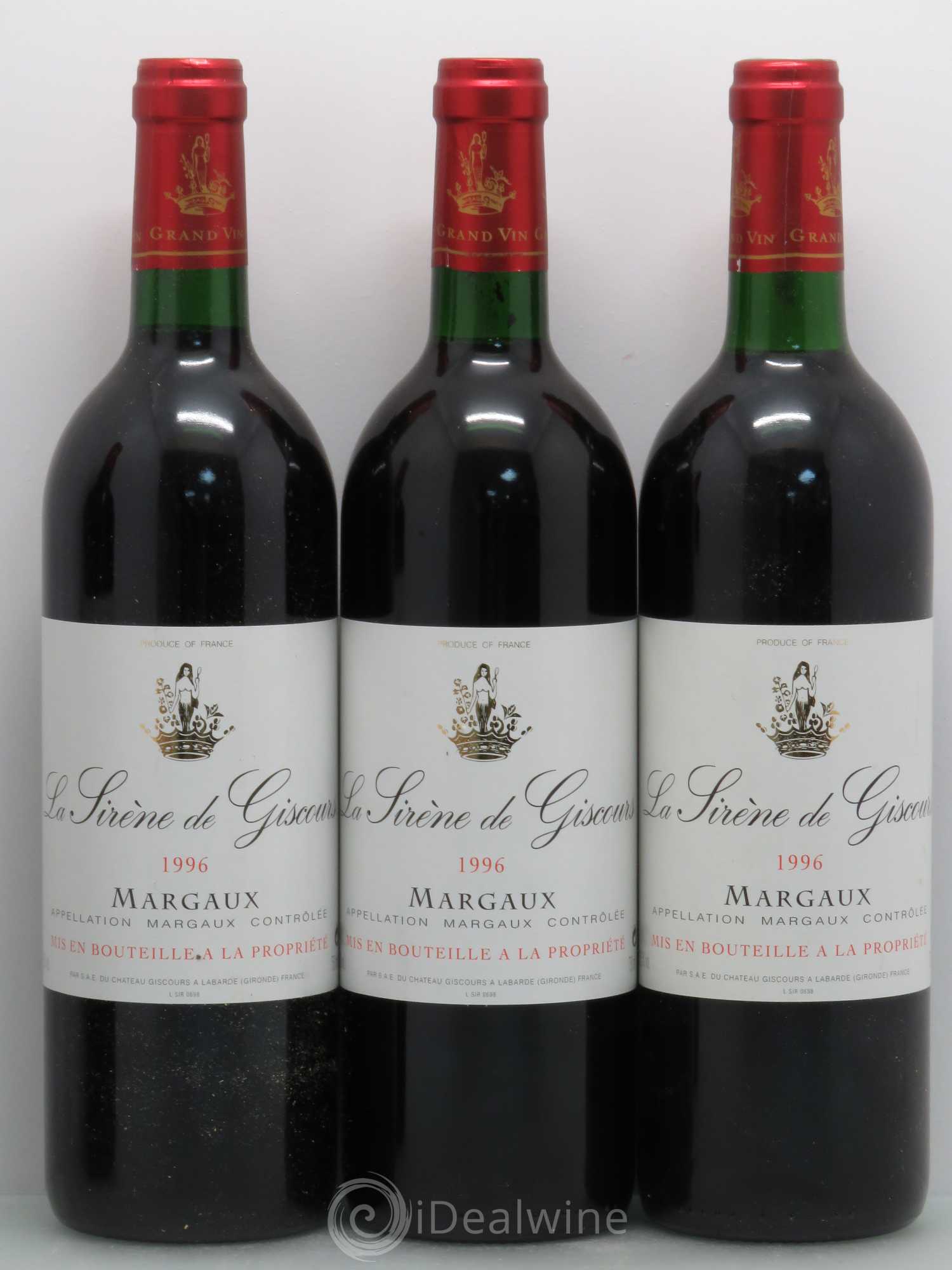 La Sirène de Giscours 1996 - Lot de 12 bouteilles - 4