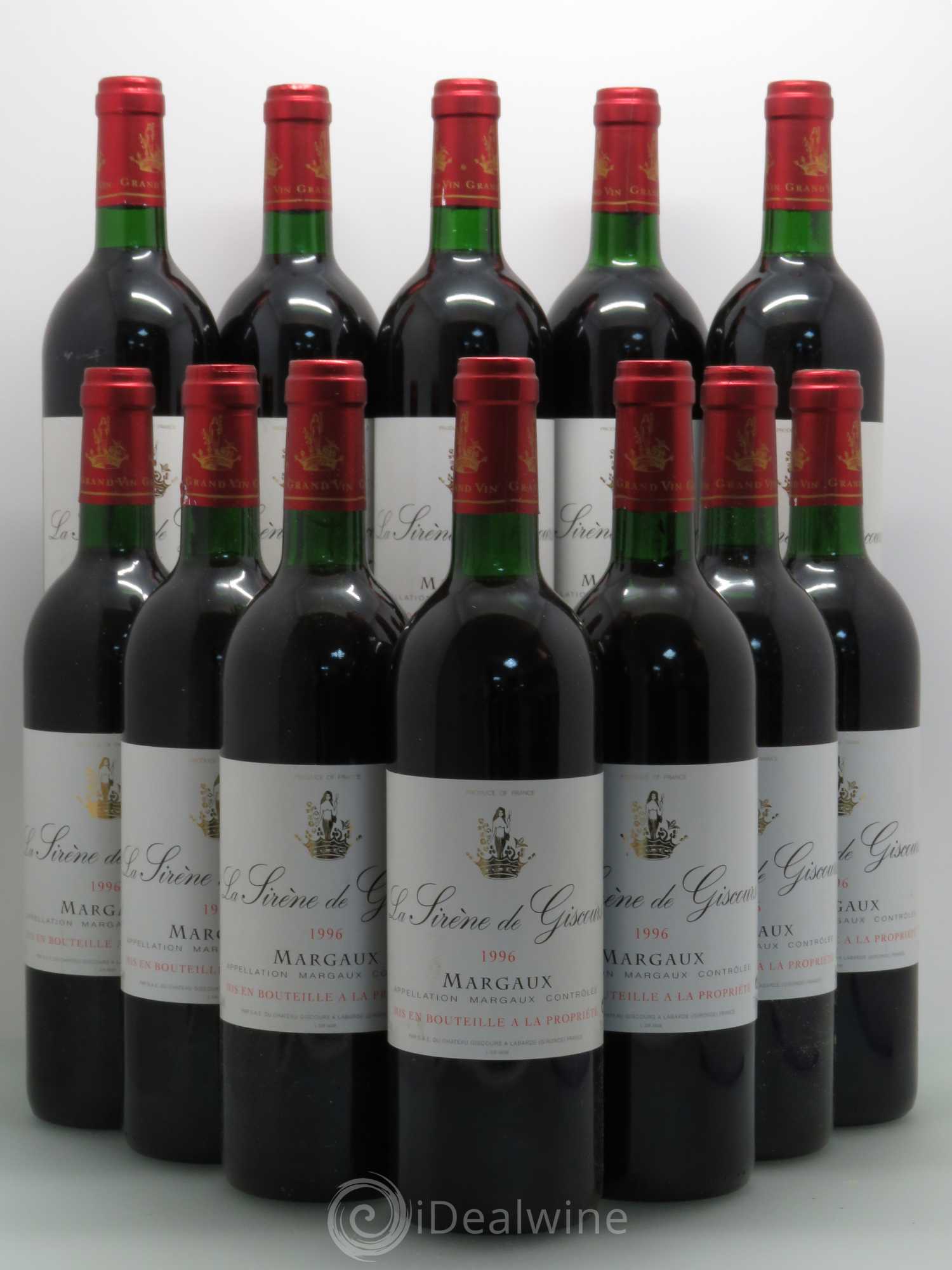 La Sirène de Giscours 1996 - Lot de 12 bouteilles - 0