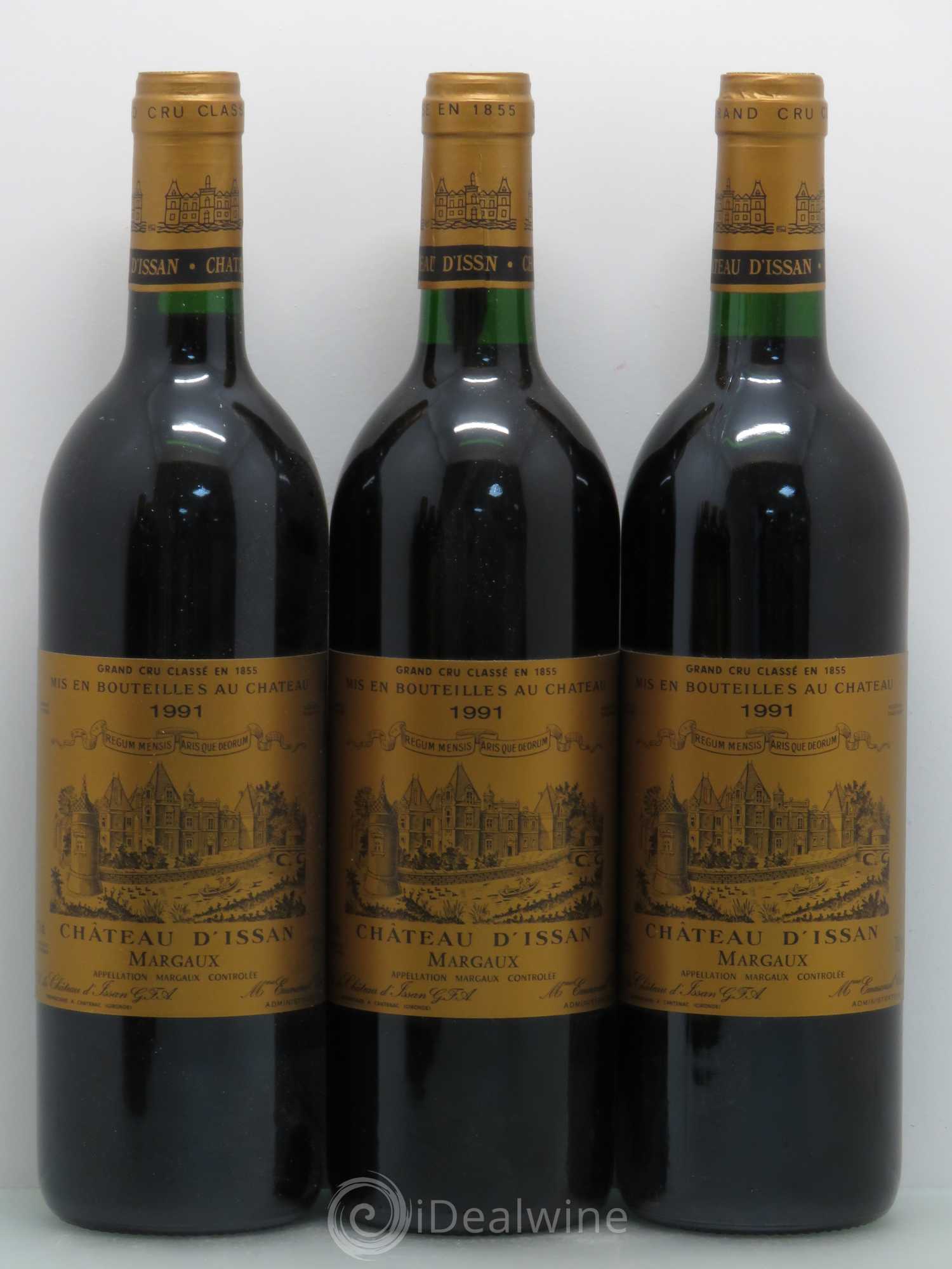 Château d'Issan 3ème Grand Cru Classé 1991 - Lot de 6 bouteilles - 1