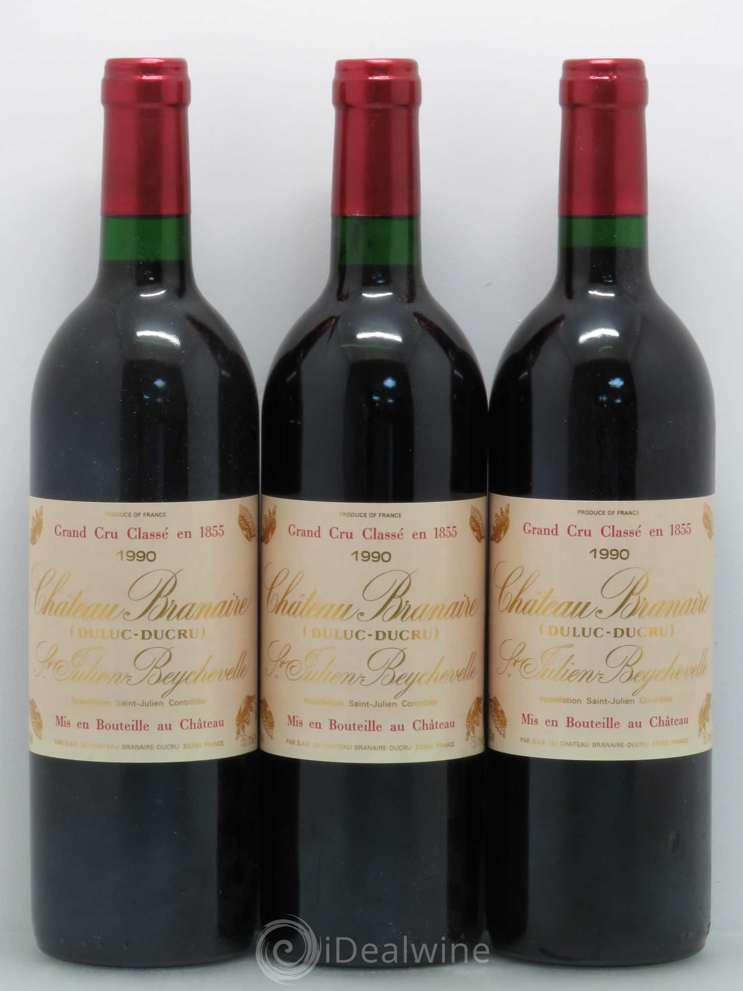 Château Branaire Ducru 4ème Grand Cru Classé 1990 - Lot de 6 bouteilles - 2