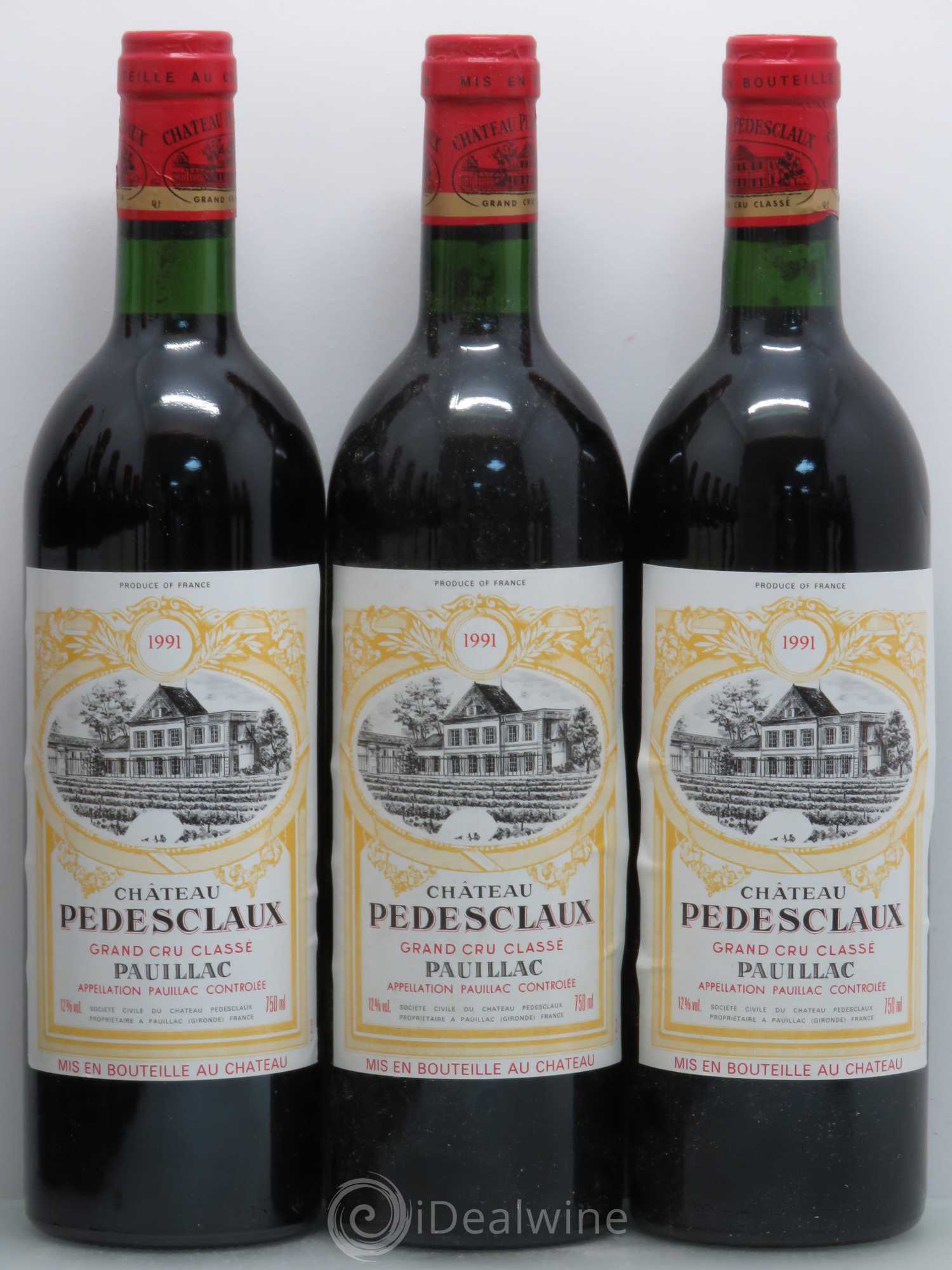 Château Pedesclaux 5ème Grand Cru Classé 1991 - Lot de 12 bouteilles - 1