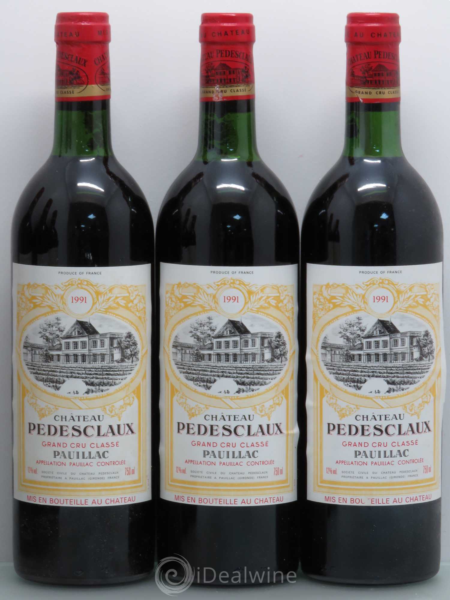 Château Pedesclaux 5ème Grand Cru Classé 1991 - Lot de 12 bouteilles - 3