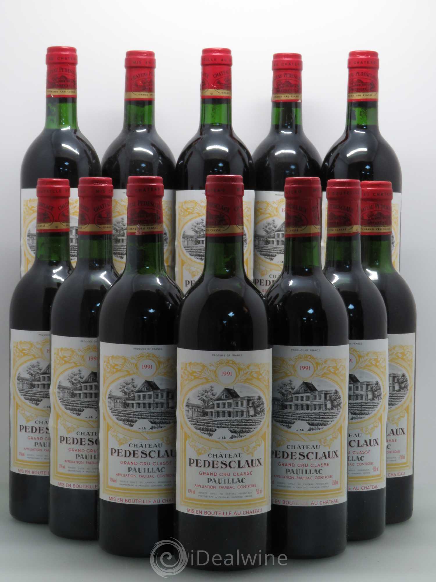 Château Pedesclaux 5ème Grand Cru Classé 1991 - Lot de 12 bouteilles - 0