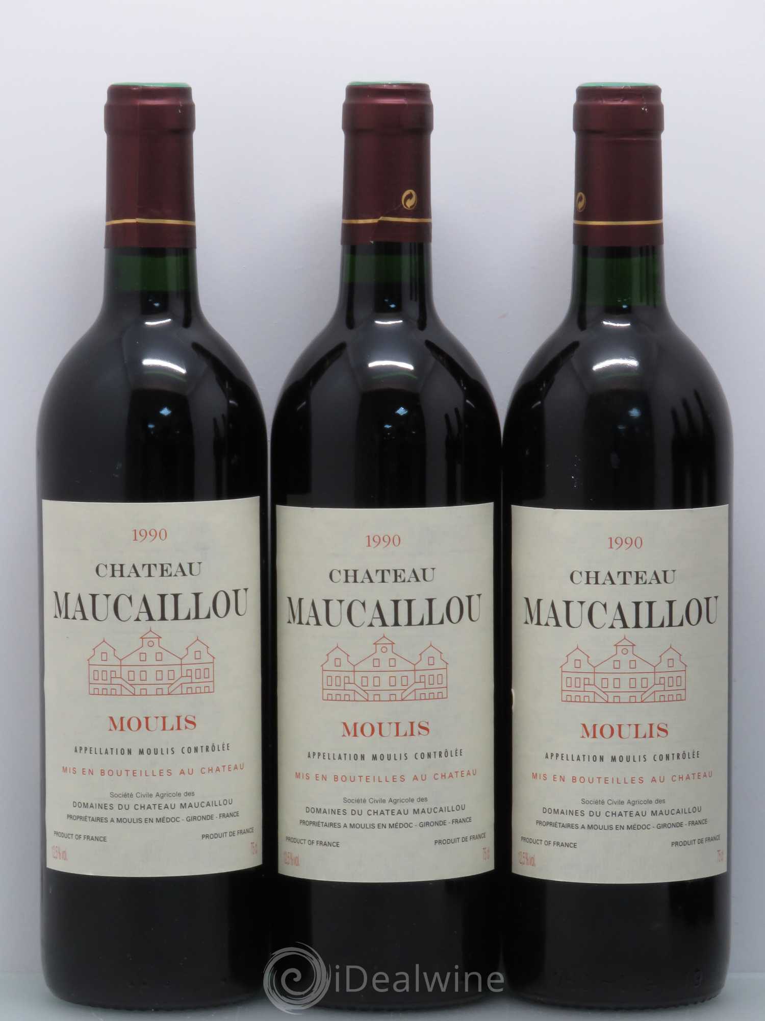 Château Maucaillou 1990 - Lot de 12 bouteilles - 3