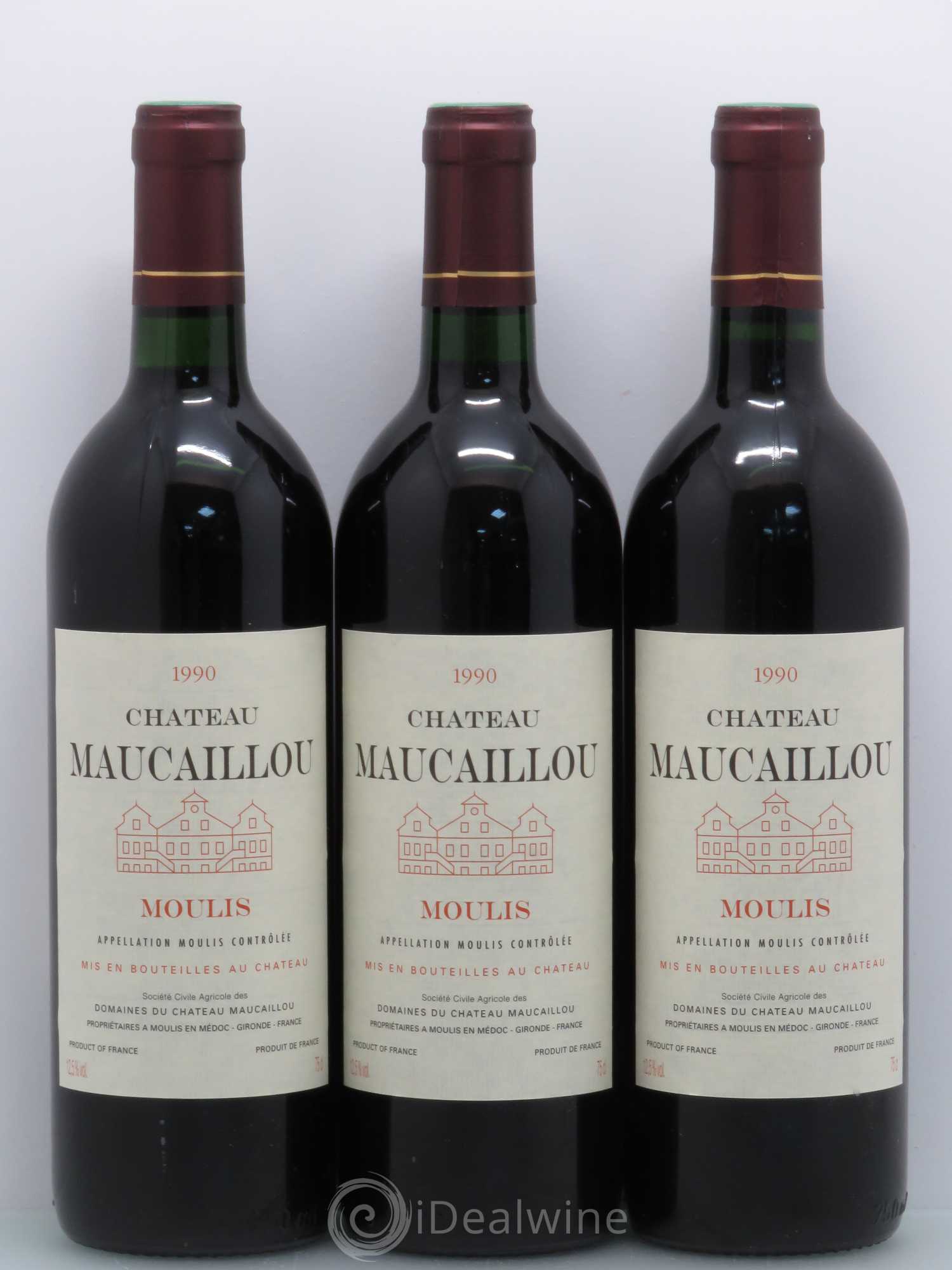 Château Maucaillou 1990 - Lot de 12 bouteilles - 4