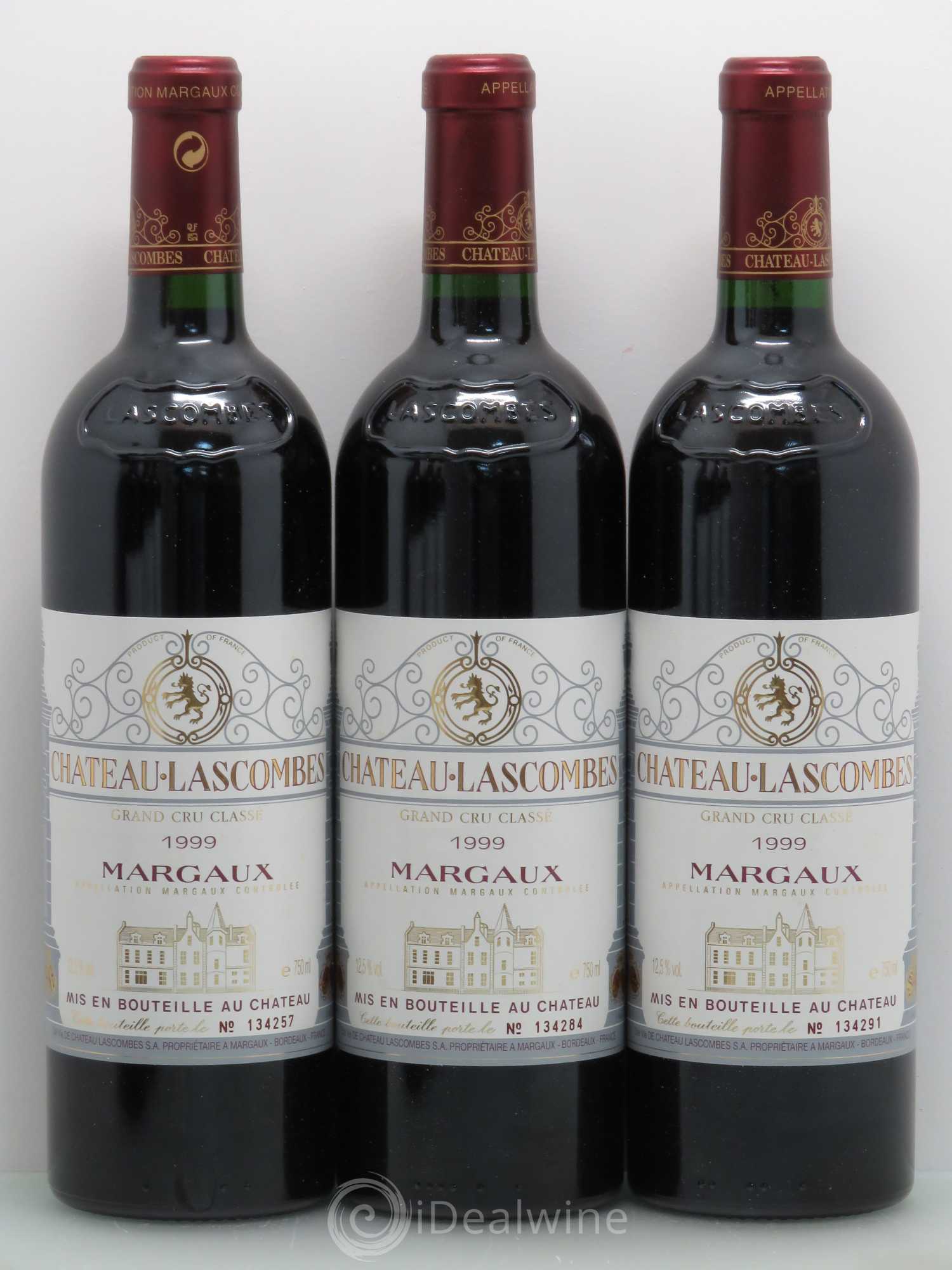 Château Lascombes 2ème Grand Cru Classé 1999 - Lot de 6 bouteilles - 2