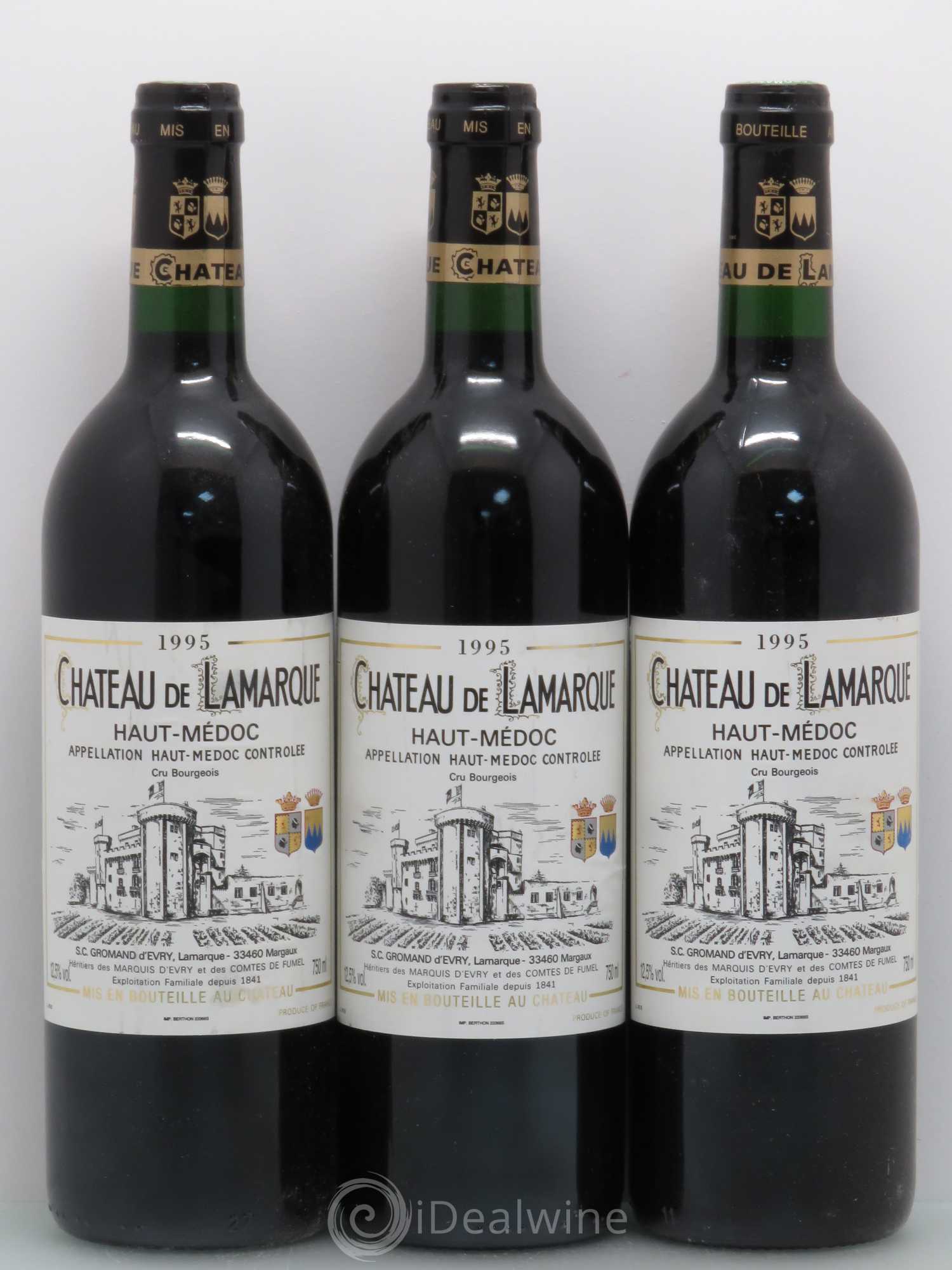 Château de Lamarque Cru Bourgeois 1995 - Lot de 12 bouteilles - 4