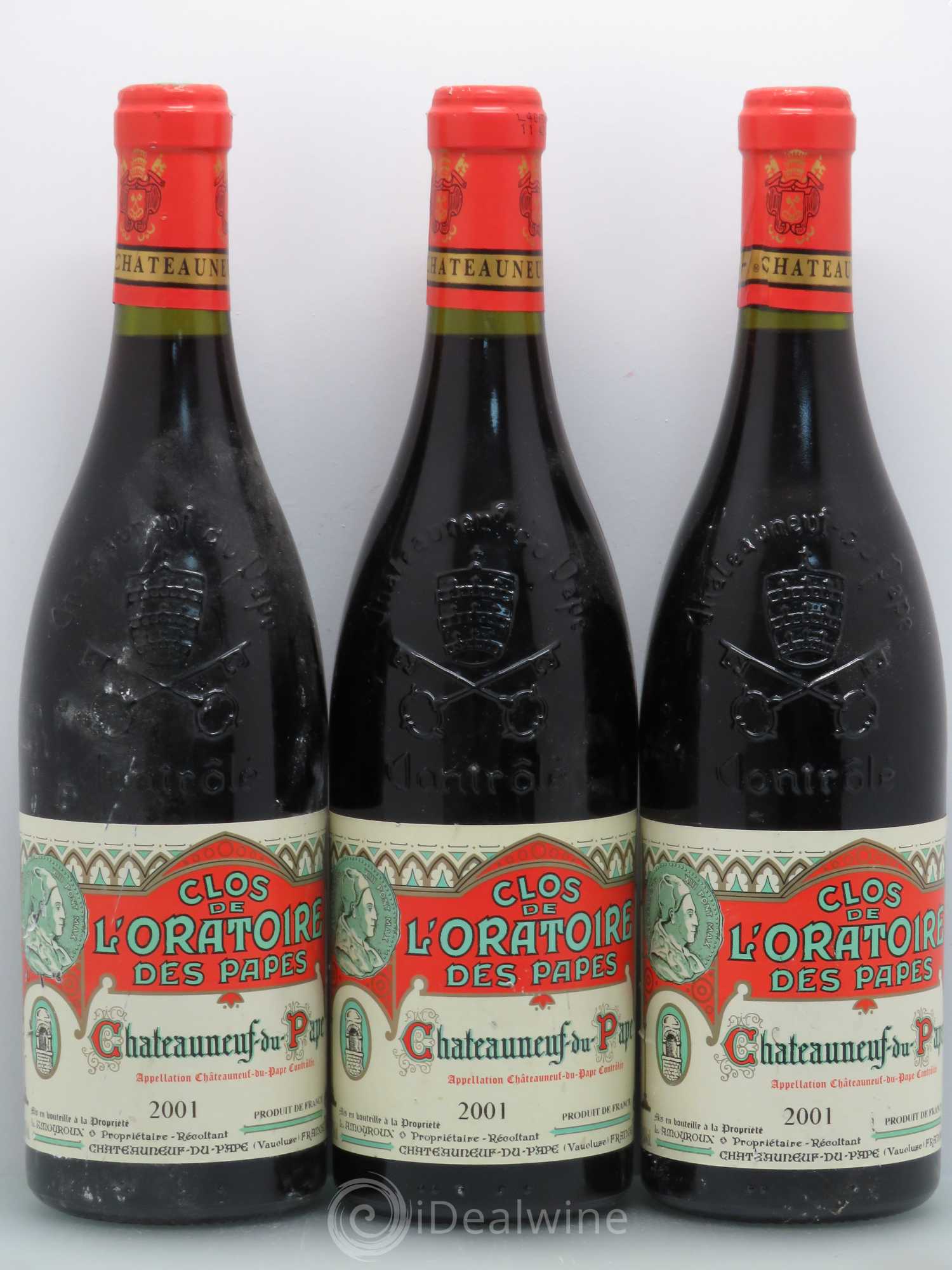 Châteauneuf-du-Pape Clos de l'Oratoire des Papes 2001 - Lot de 6 bouteilles - 2