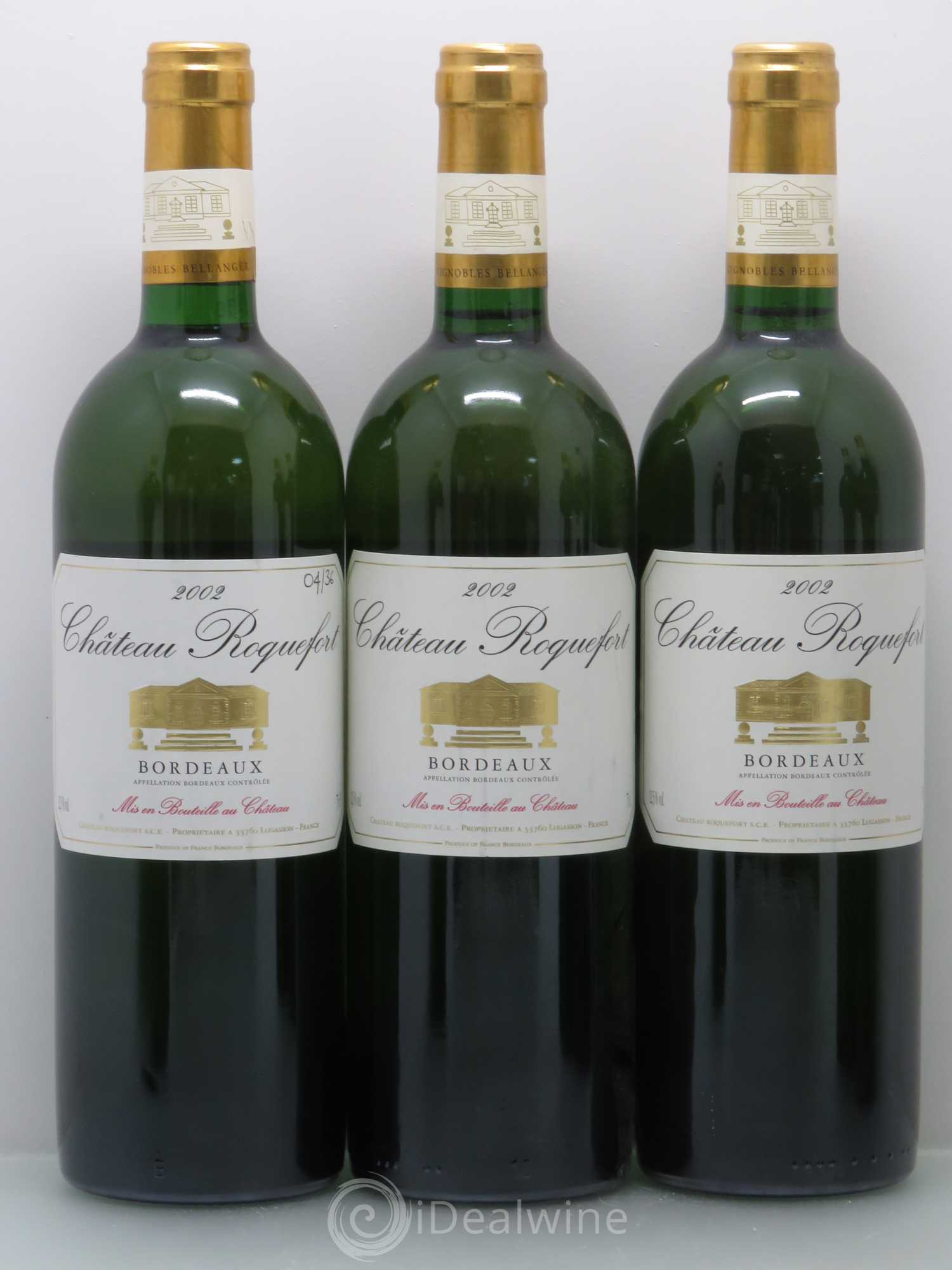 Bordeaux Château Roquefort 2002 - Posten von 12 Flaschen - 3