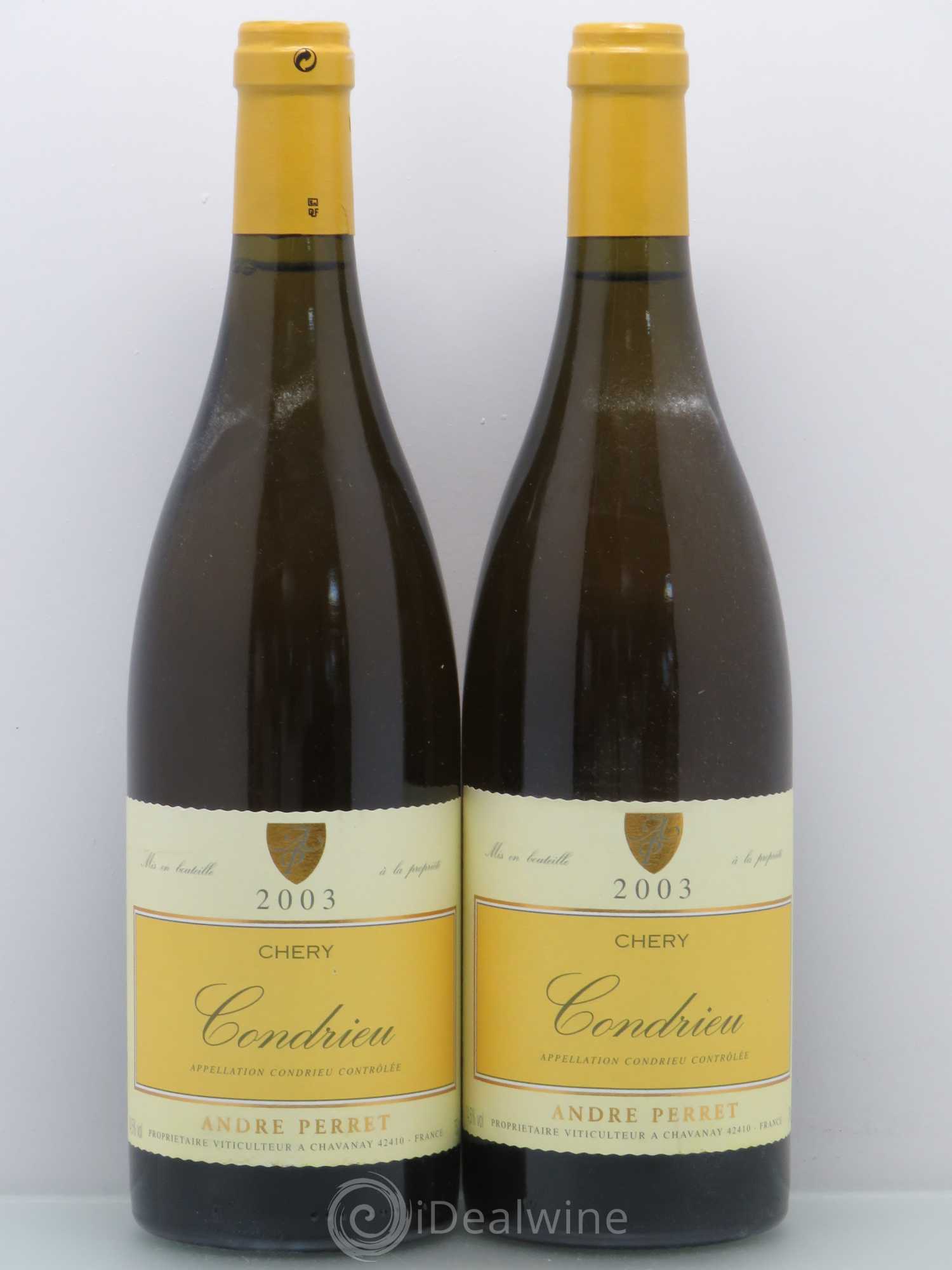 Condrieu Chery André Perret 2003 - Lot de 4 bouteilles - 2