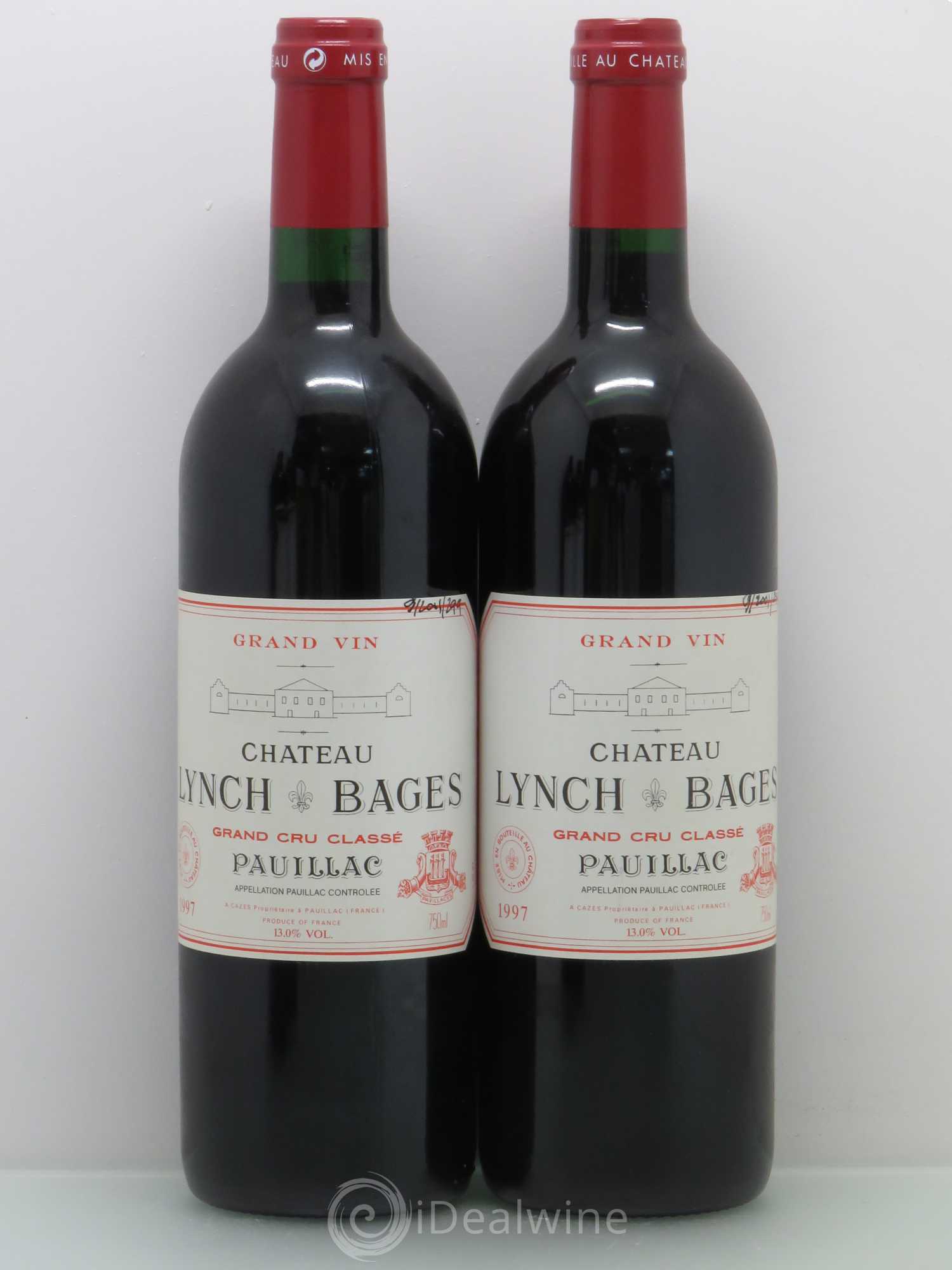 Château Lynch Bages 5ème Grand Cru Classé 1997 - Lot de 4 bouteilles - 2