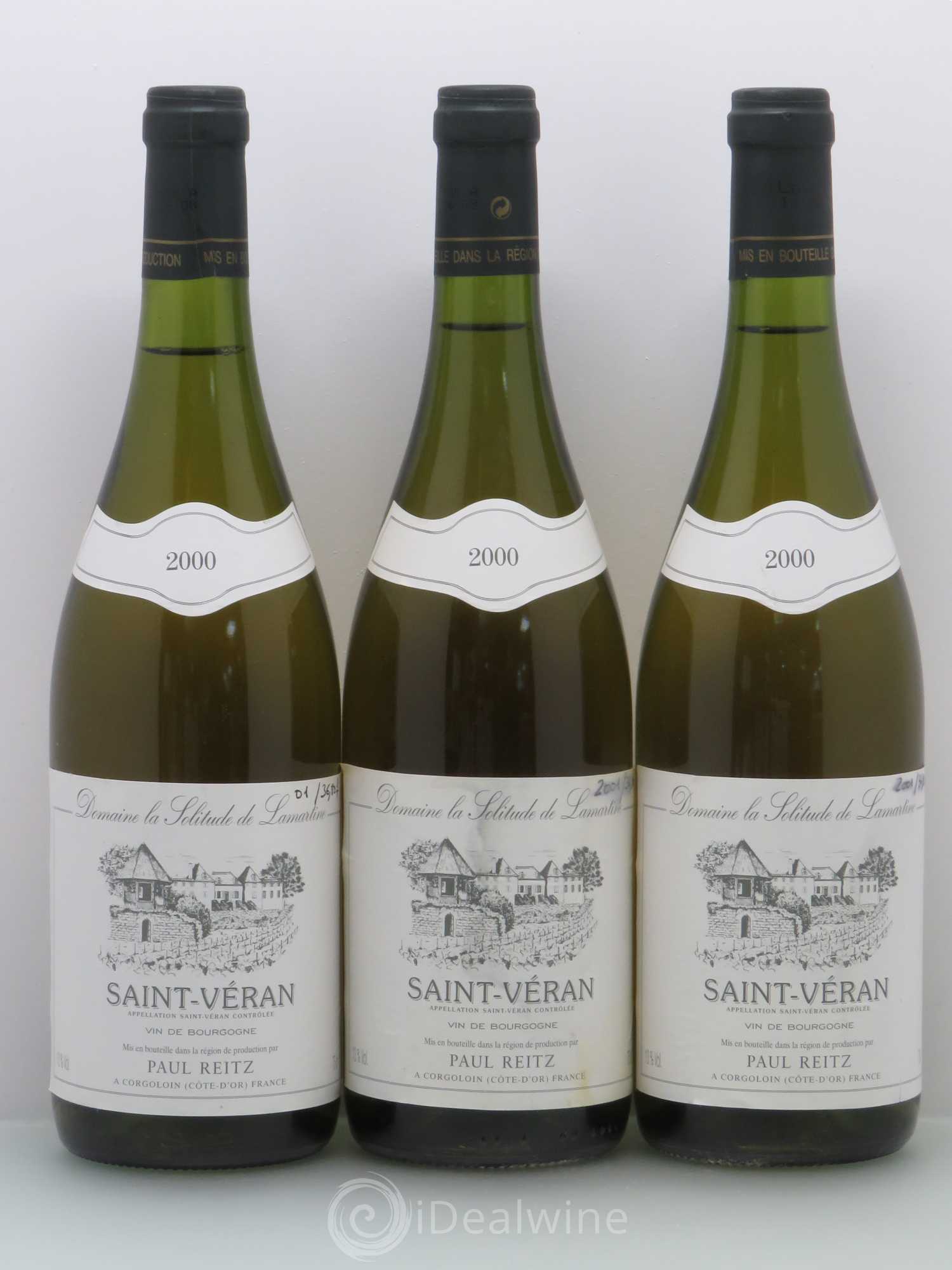 Saint-Véran Paul Reitz 2000 - Lot de 3 bouteilles - 0