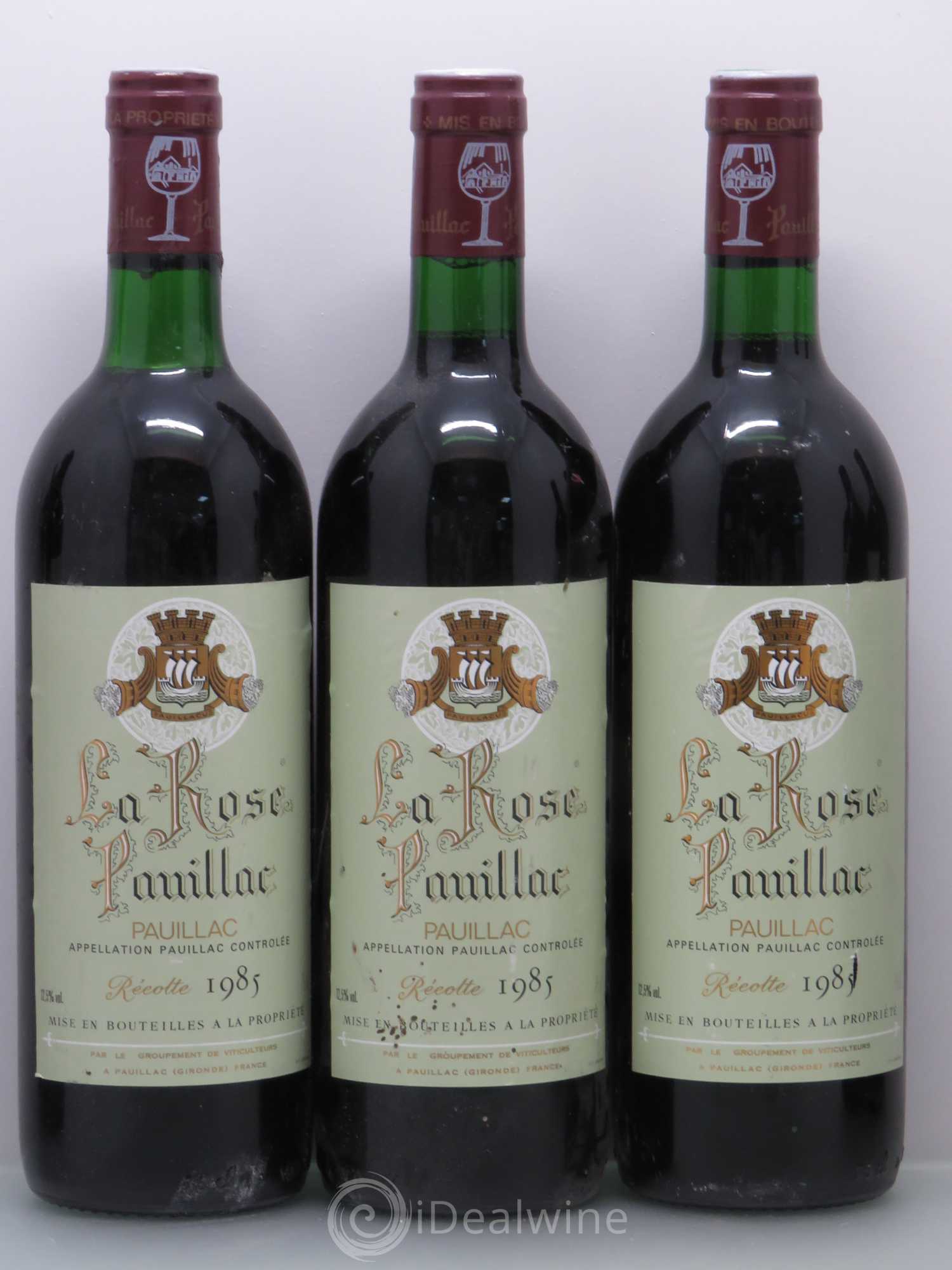 La Rose Pauillac 1985 - Lot de 6 bouteilles - 1