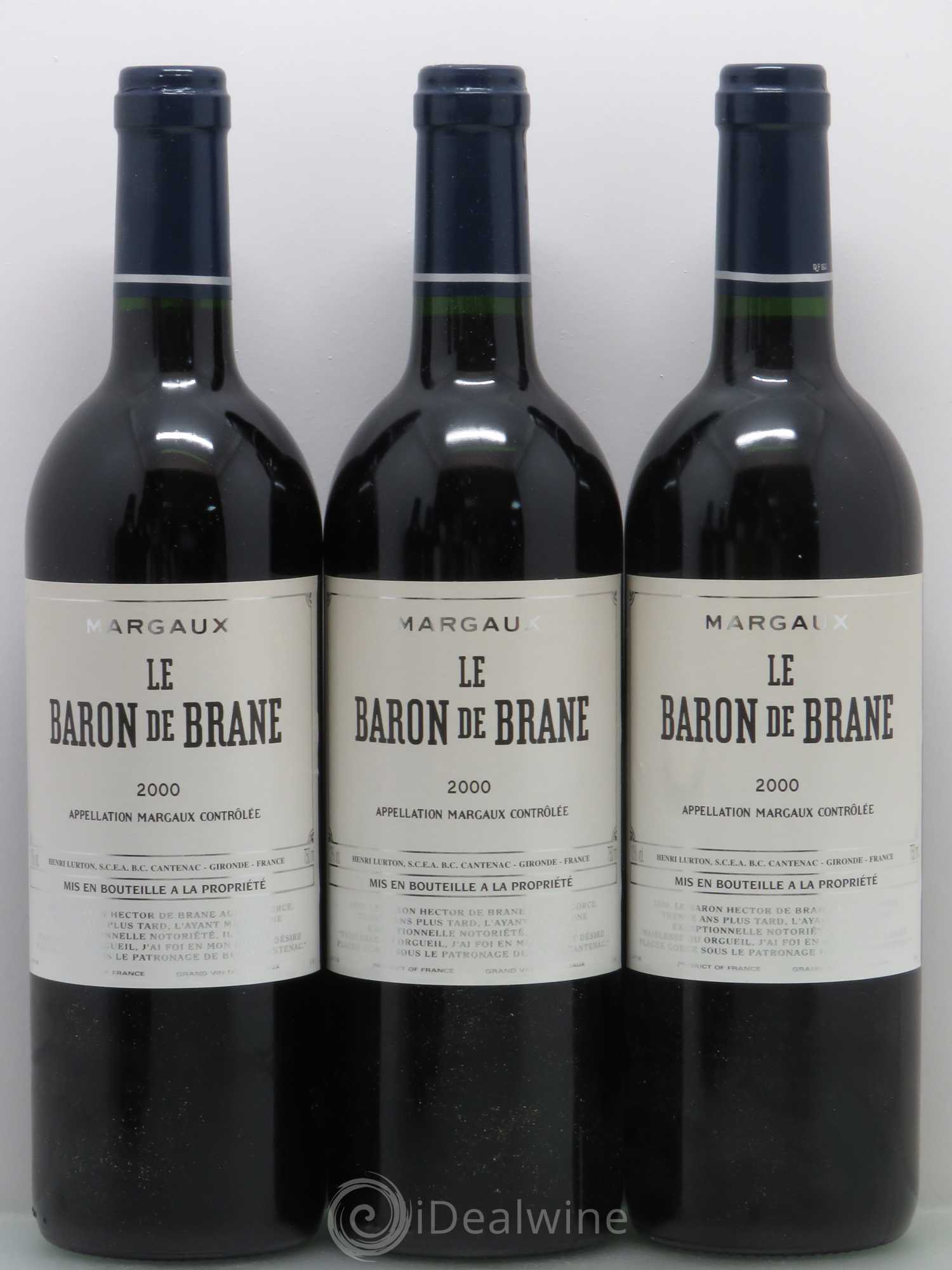 Baron de Brane Second Vin 2000 - Lot de 6 bouteilles - 1