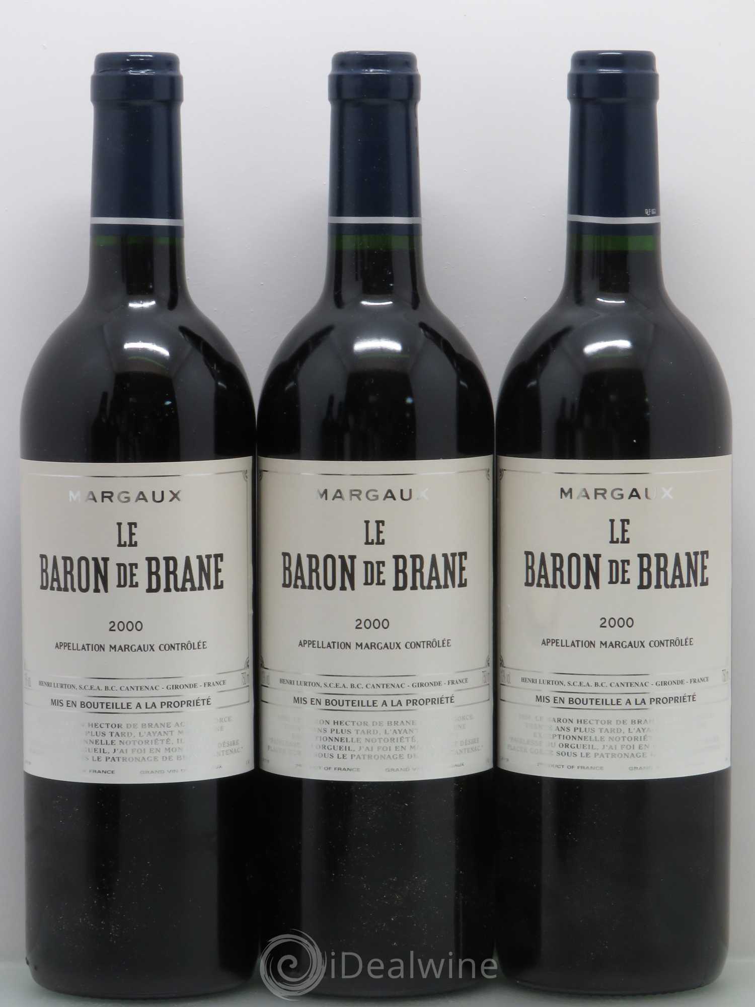 Baron de Brane Second Vin 2000 - Lot de 6 bouteilles - 2