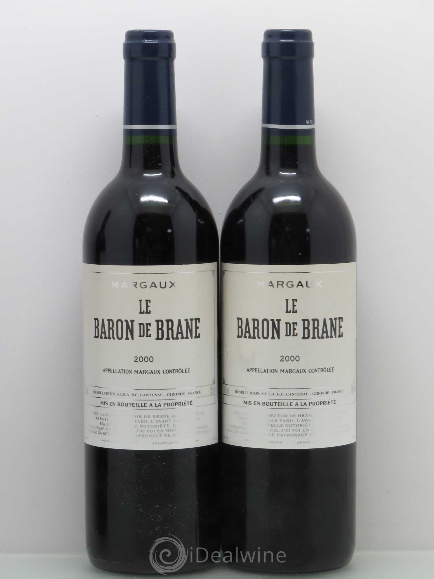 Baron de Brane Second Vin 2000 - Lot de 5 bouteilles - 2