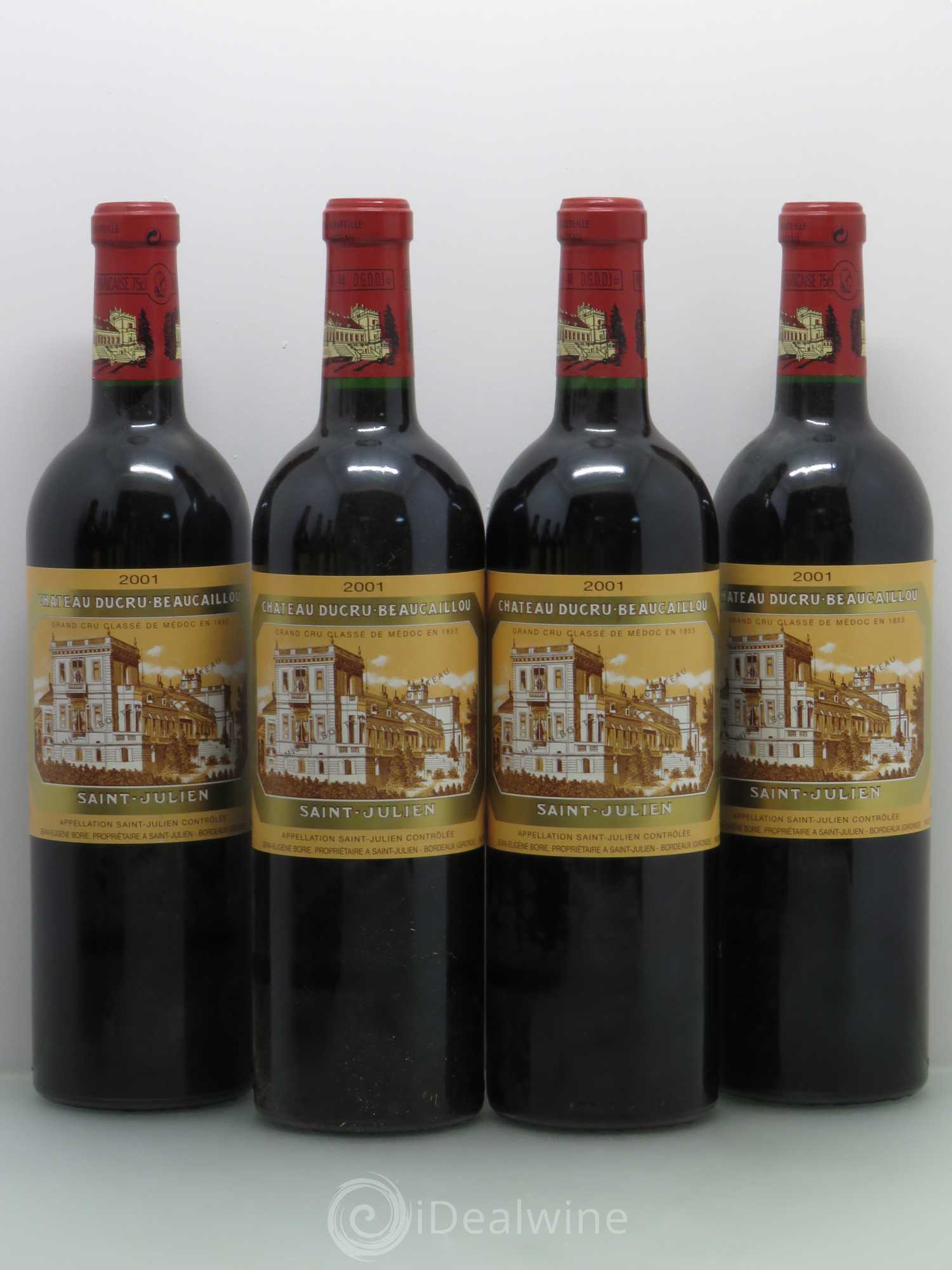 Château Ducru Beaucaillou 2ème Grand Cru Classé 2001 - Lot de 8 bouteilles - 1