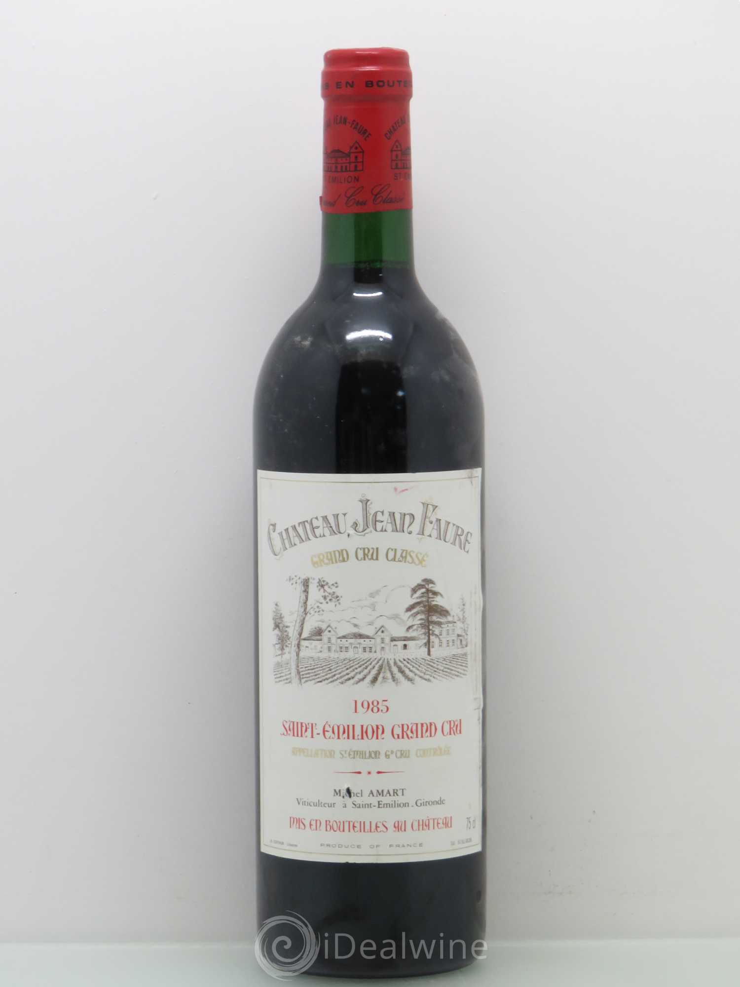 Château Jean Faure Grand Cru Classé 1985 - Lot de 1 bouteille - 0