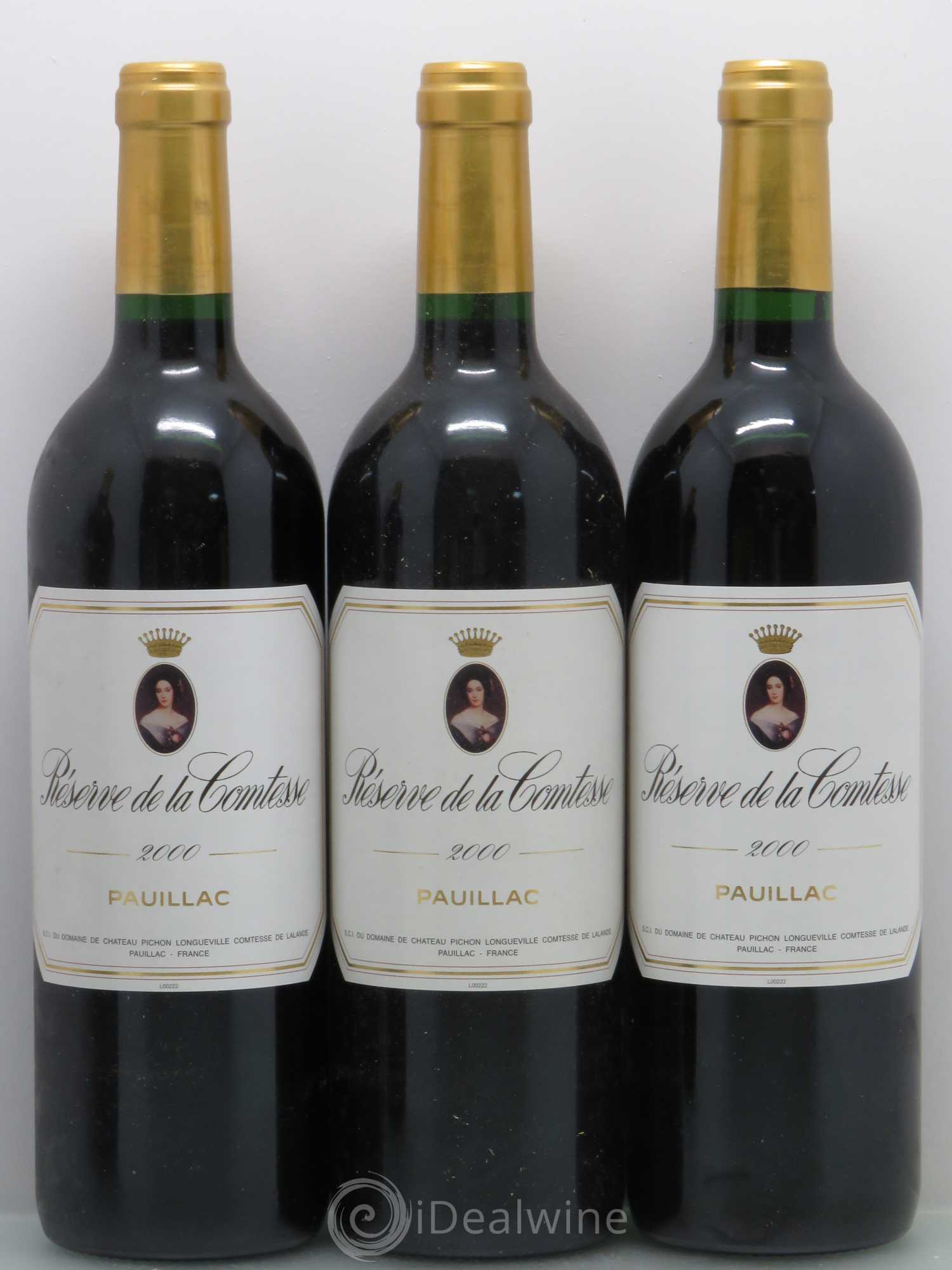 Réserve de la Comtesse Second Vin 2000 - Lot de 6 bouteilles - 1