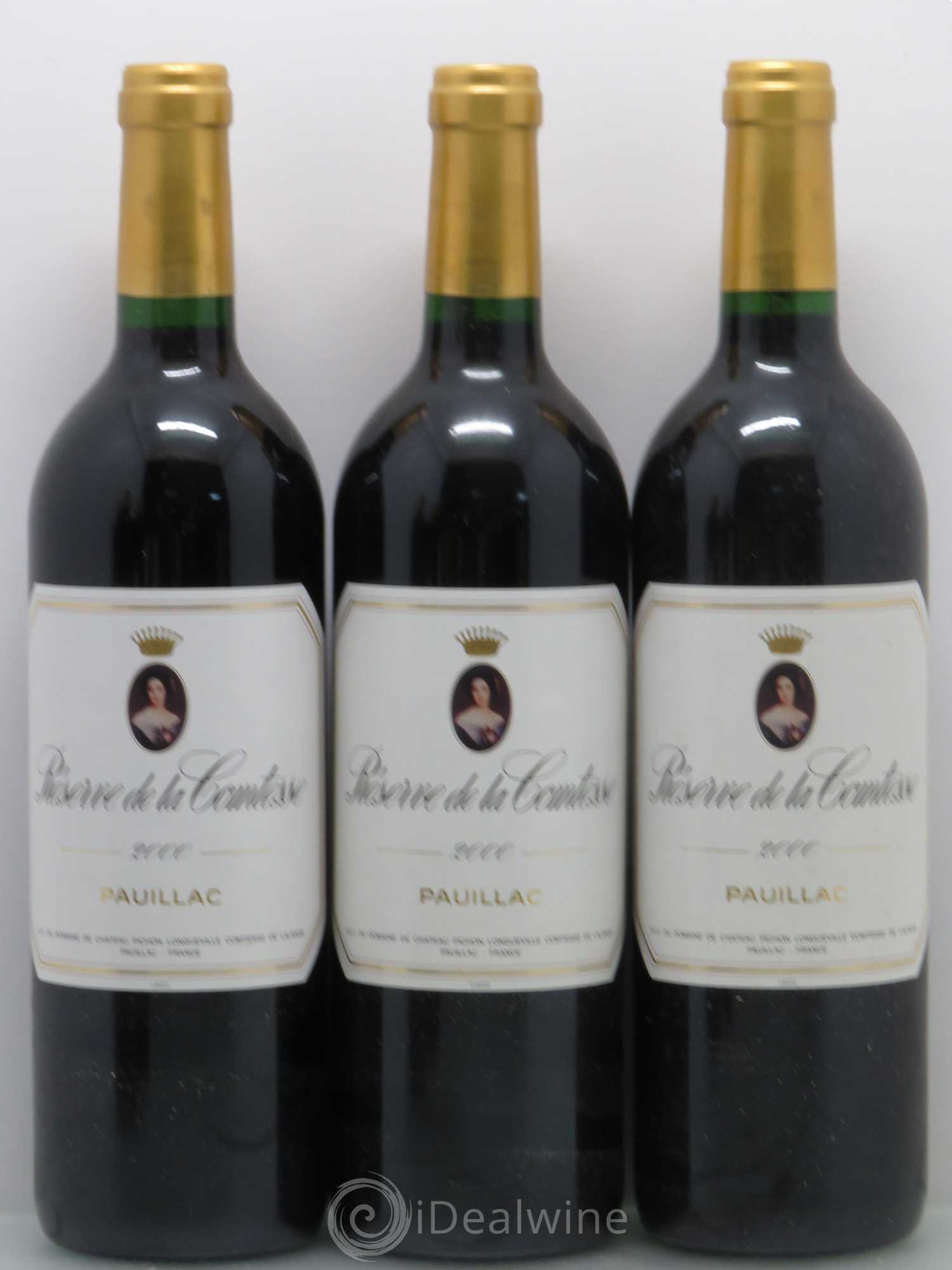 Réserve de la Comtesse Second Vin 2000 - Lot de 5 bouteilles - 1