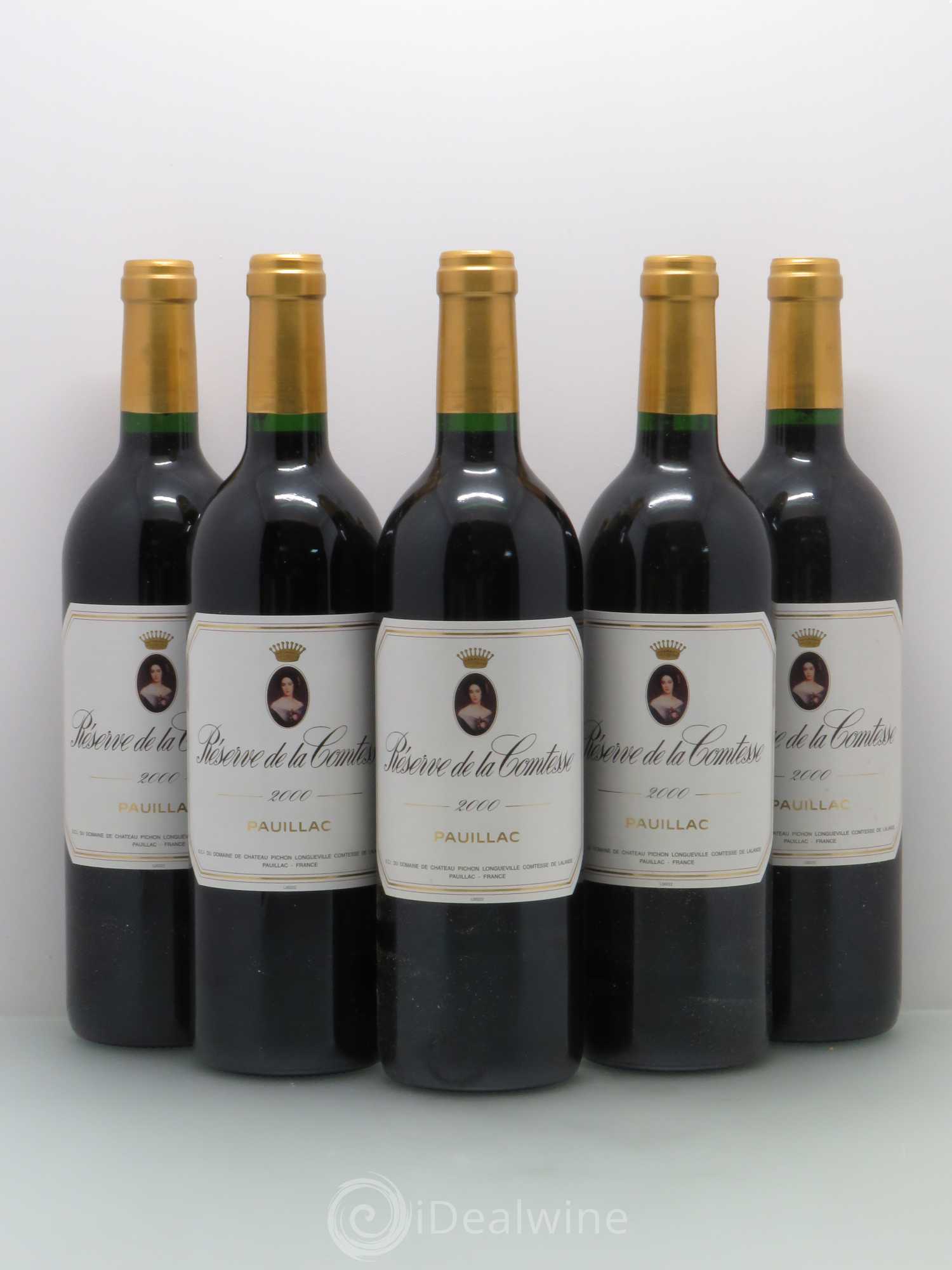 Réserve de la Comtesse Second Vin 2000 - Lot de 5 bouteilles - 0