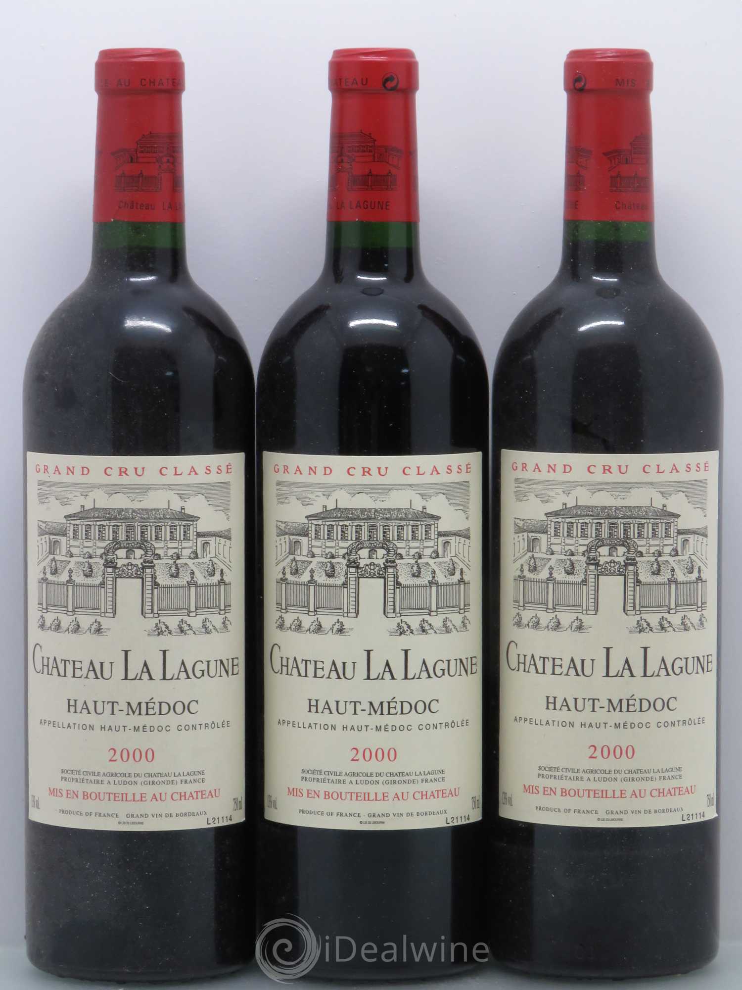 Château la Lagune 3ème Grand Cru Classé 2000 - Lot de 6 bouteilles - 2