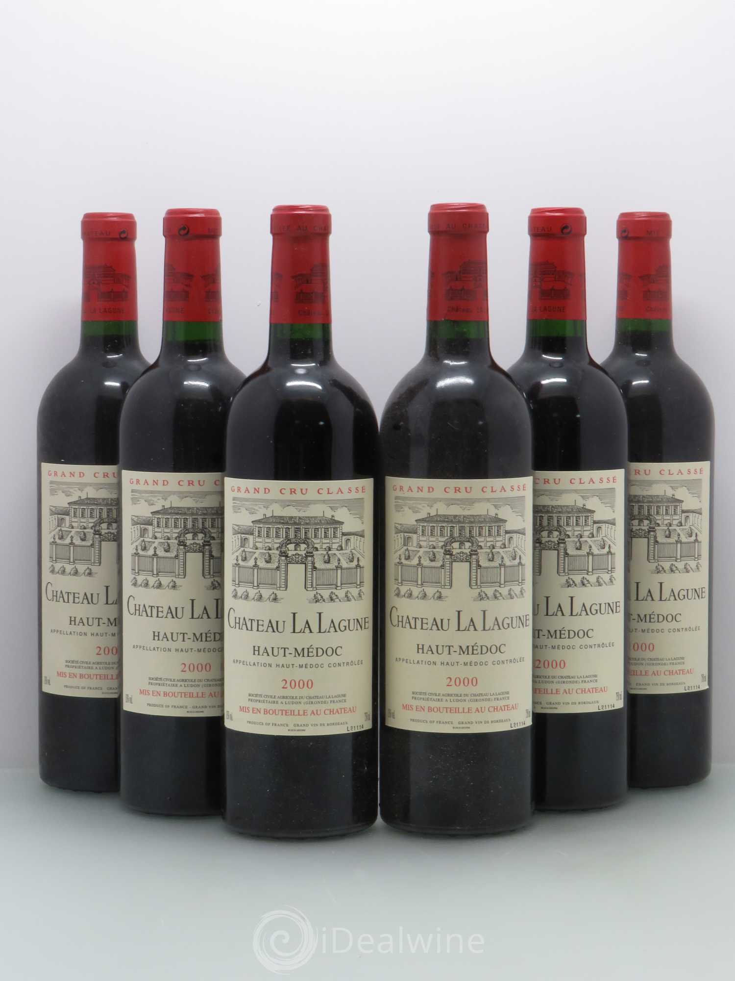 Château la Lagune 3ème Grand Cru Classé 2000 - Lot de 6 bouteilles - 0
