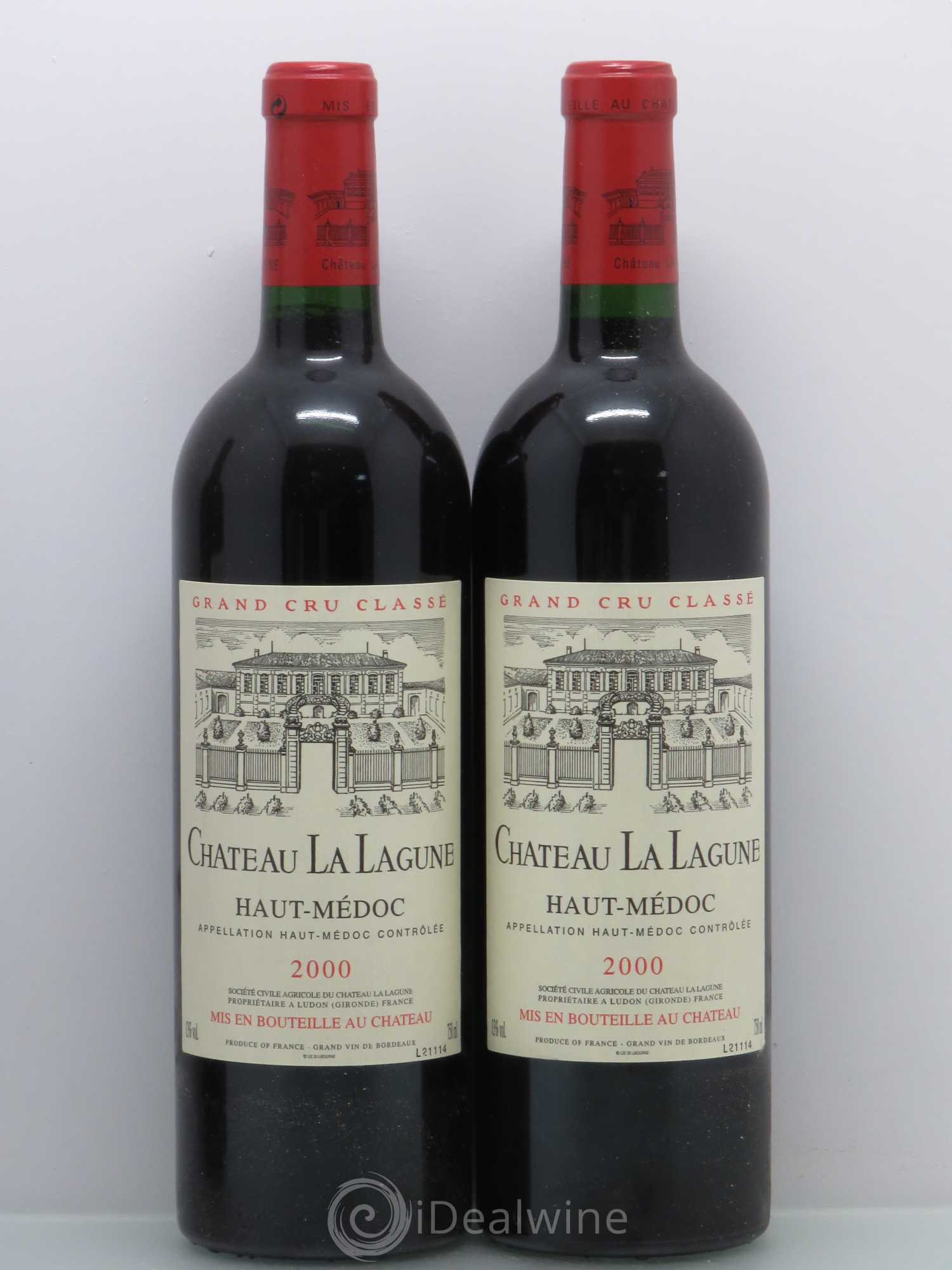 Château la Lagune 3ème Grand Cru Classé 2000 - Lot de 5 bouteilles - 2
