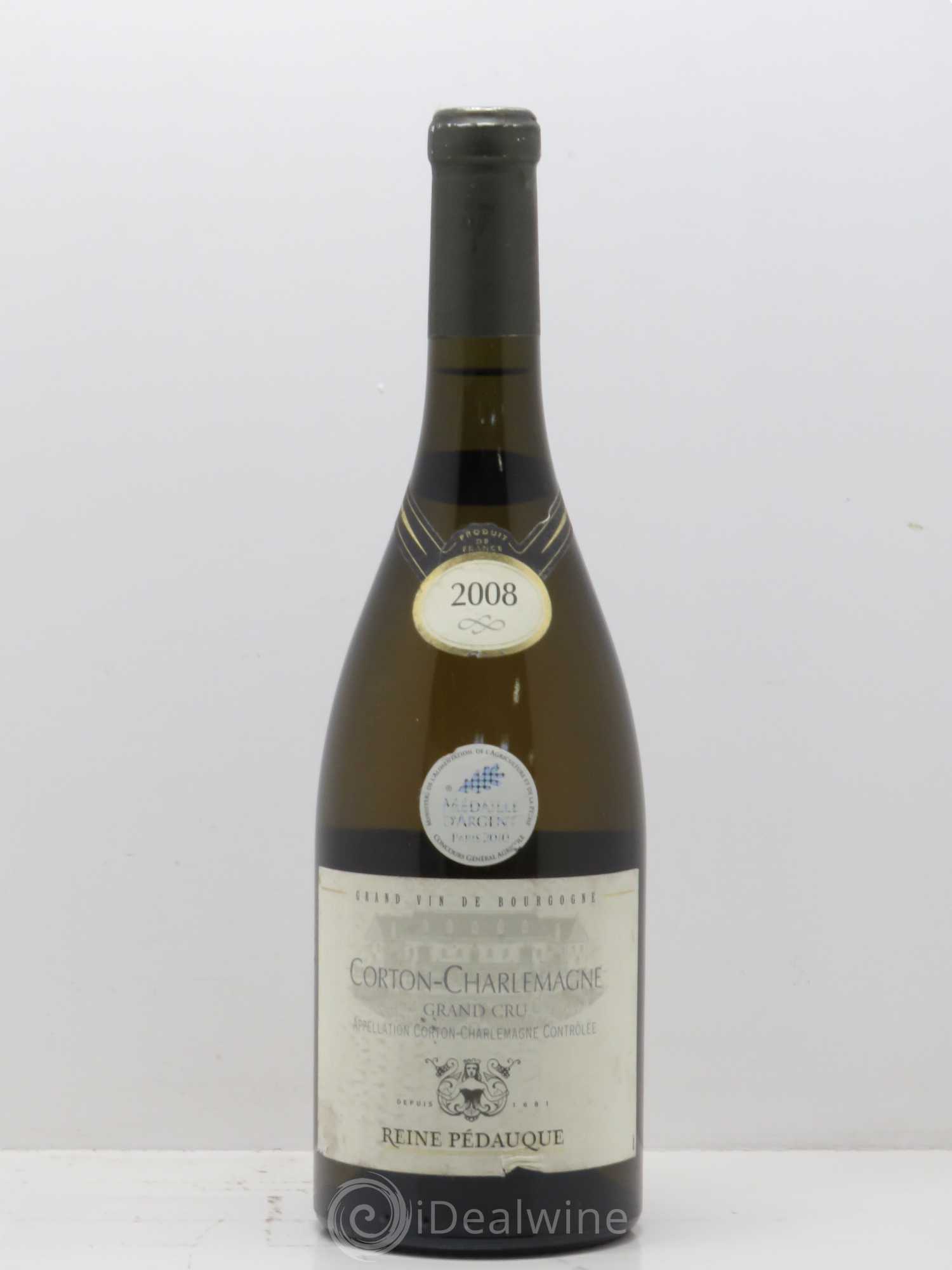 Corton-Charlemagne Grand Cru Reine Pedauque 2008 - Lot de 1 bouteille - 0