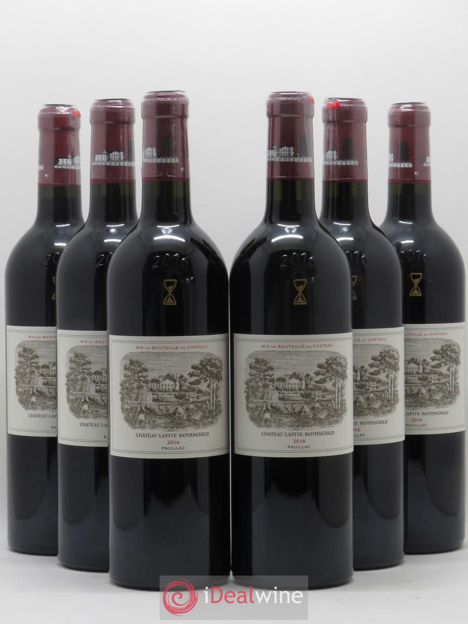 Château Lafite Rothschild 1er Grand Cru Classé 2016 - Lot de 6 bouteilles - 0