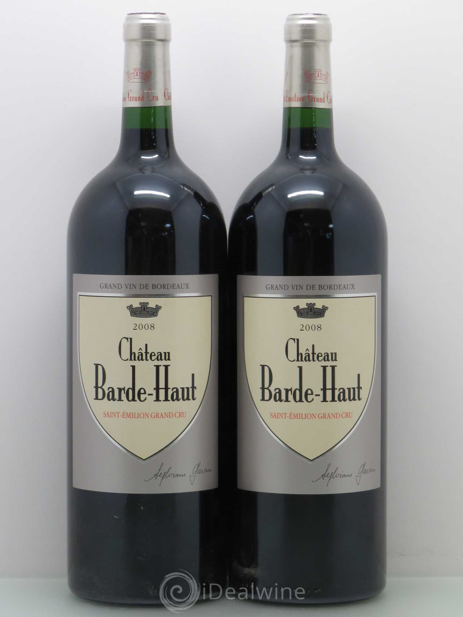 Château Barde Haut Grand Cru Classé 2008 - Lot de 2 magnums - 0