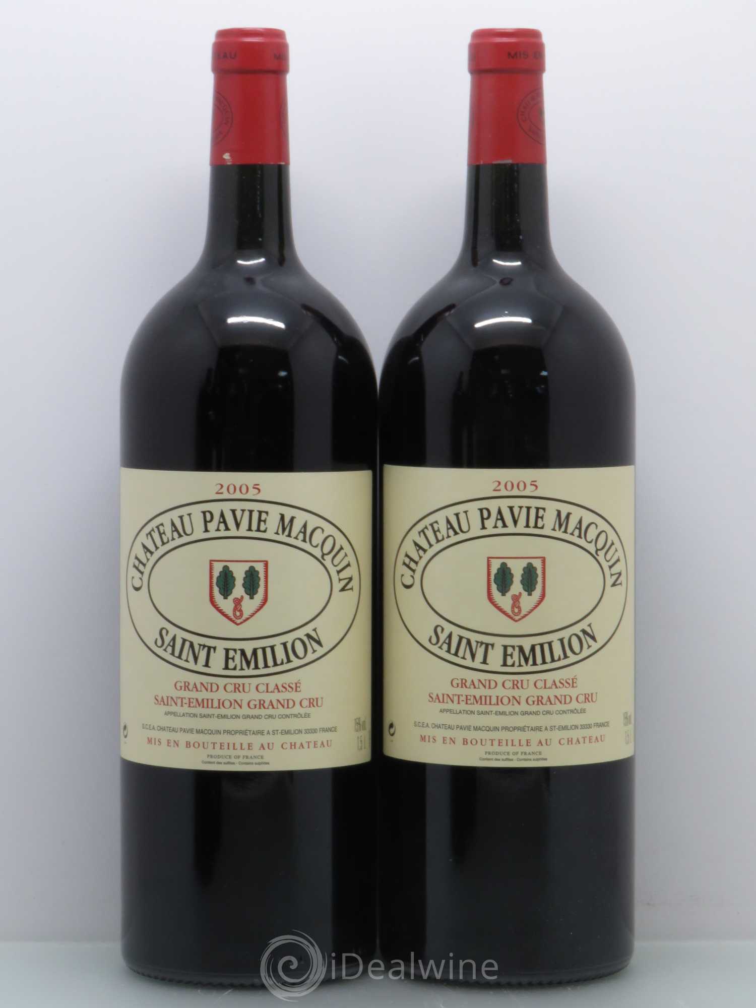Château Pavie Macquin 1er Grand Cru Classé B 2005 - Lot de 4 magnums - 1