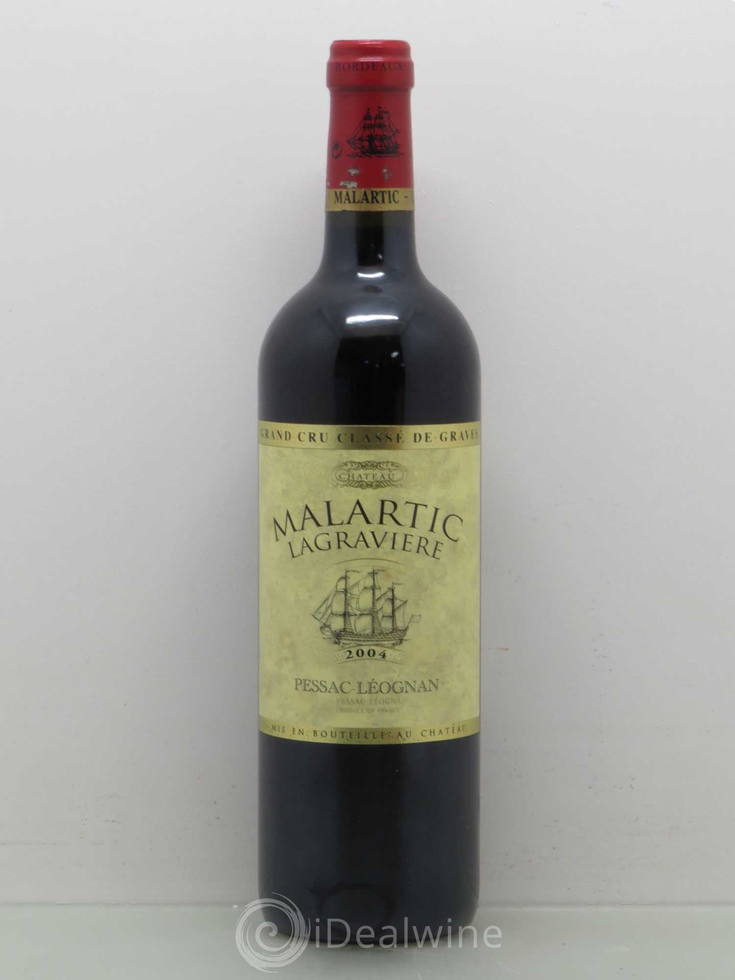 Château Malartic-Lagravière Cru Classé de Graves (sans prix de réserve) 2004 - Lot de 1 bouteille - 0