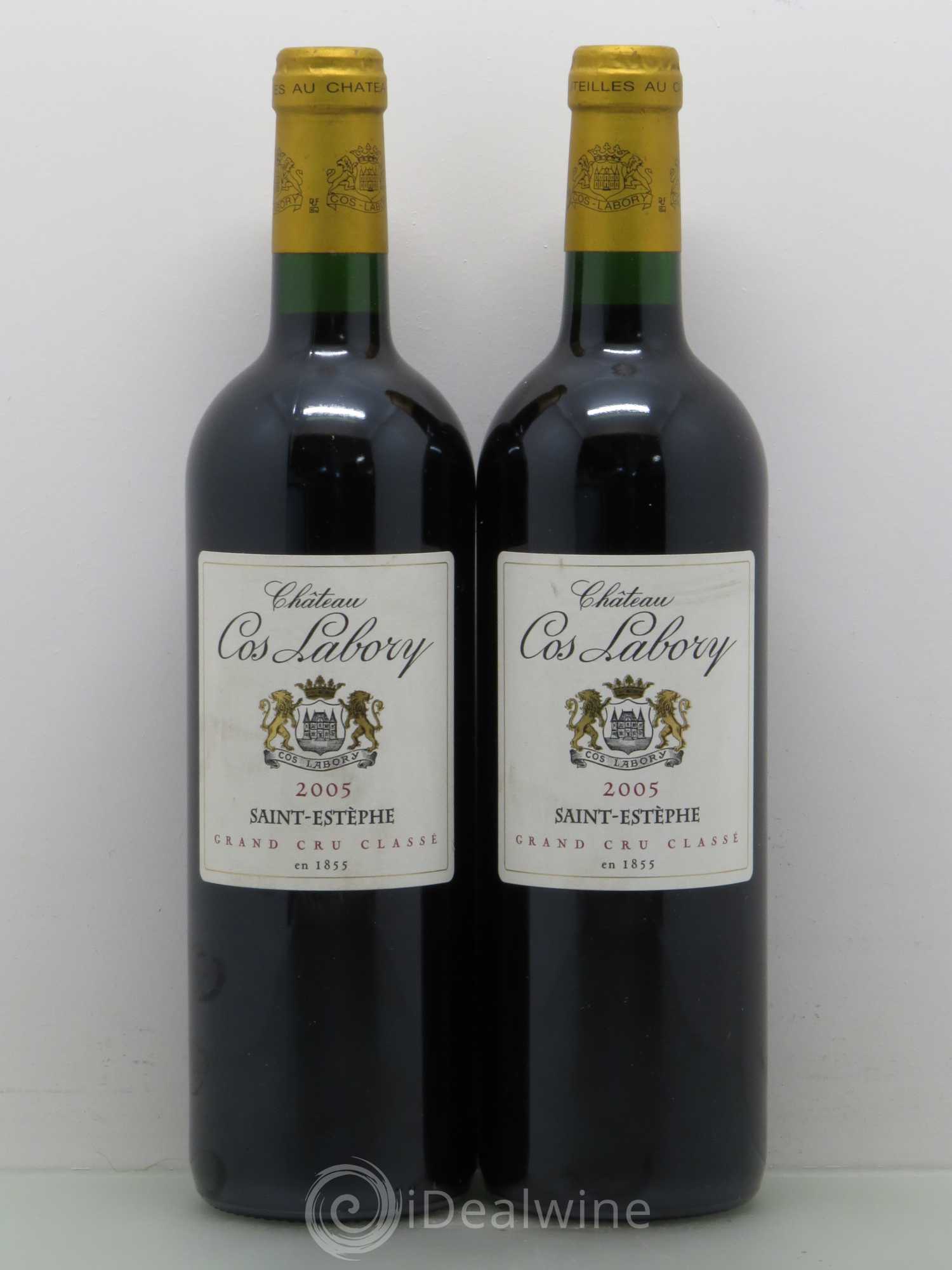 Château Cos Labory 5ème Grand Cru Classé (sans prix de réserve) 2005 - Lot de 2 bouteilles - 0
