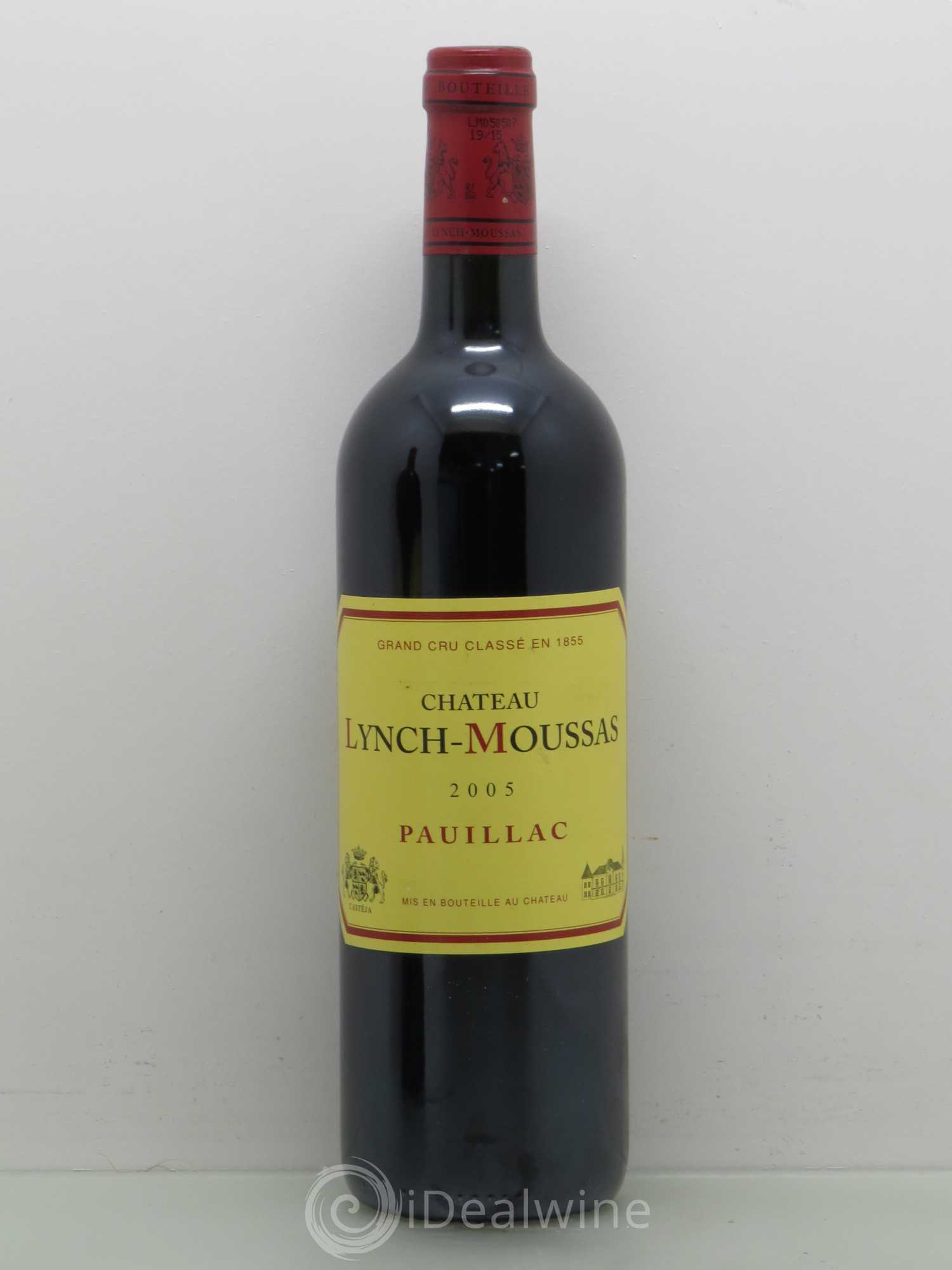 Château Lynch Moussas 5ème Grand Cru Classé (sans prix de réserve) 2005 - Lot de 1 bouteille - 0