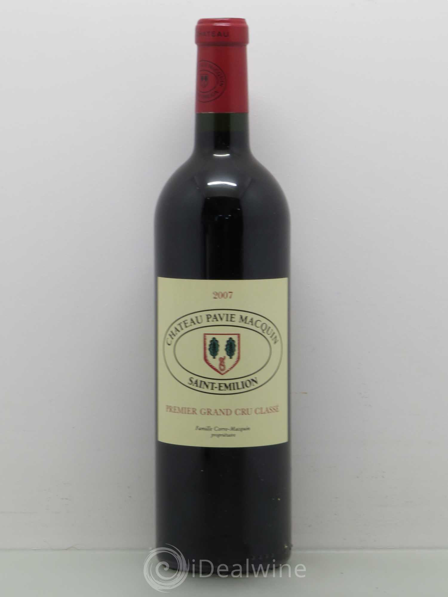 Château Pavie Macquin 1er Grand Cru Classé B (sans prix de réserve) 2007 - Lot de 1 bouteille - 0