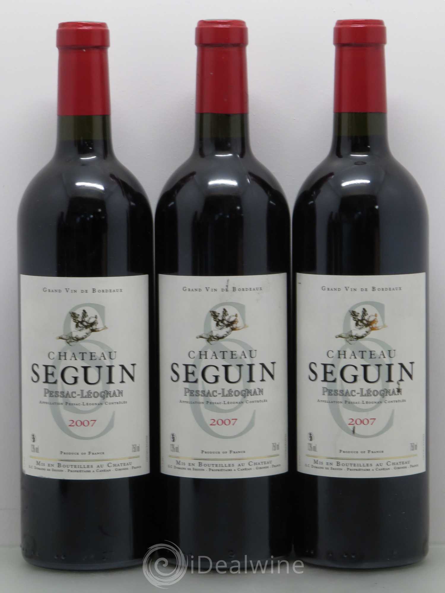 Pessac-Léognan Château Seguin (sans prix de réserve) 2007 - Posten von 6 Flaschen - 1