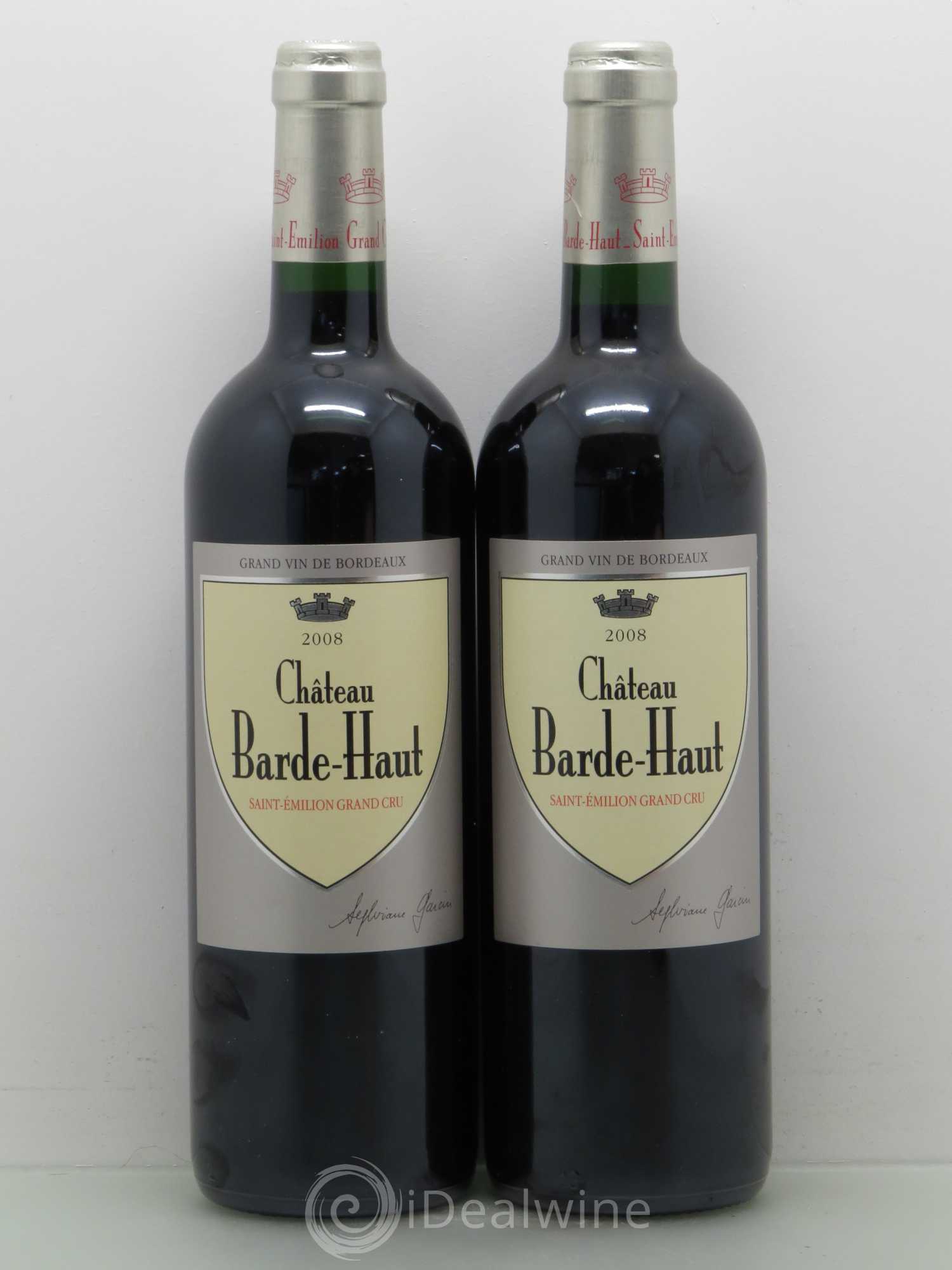 Château Barde Haut Grand Cru Classé (sans prix de réserve) 2008 - Lot de 2 bouteilles - 0