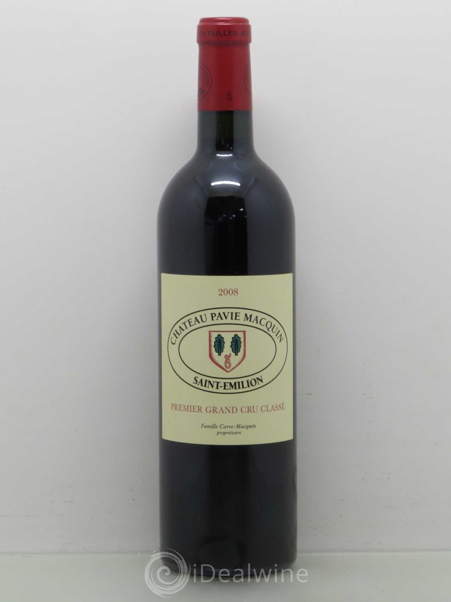 Château Pavie Macquin 1er Grand Cru Classé B (sans prix de réserve) 2008 - Lot de 1 bouteille - 0