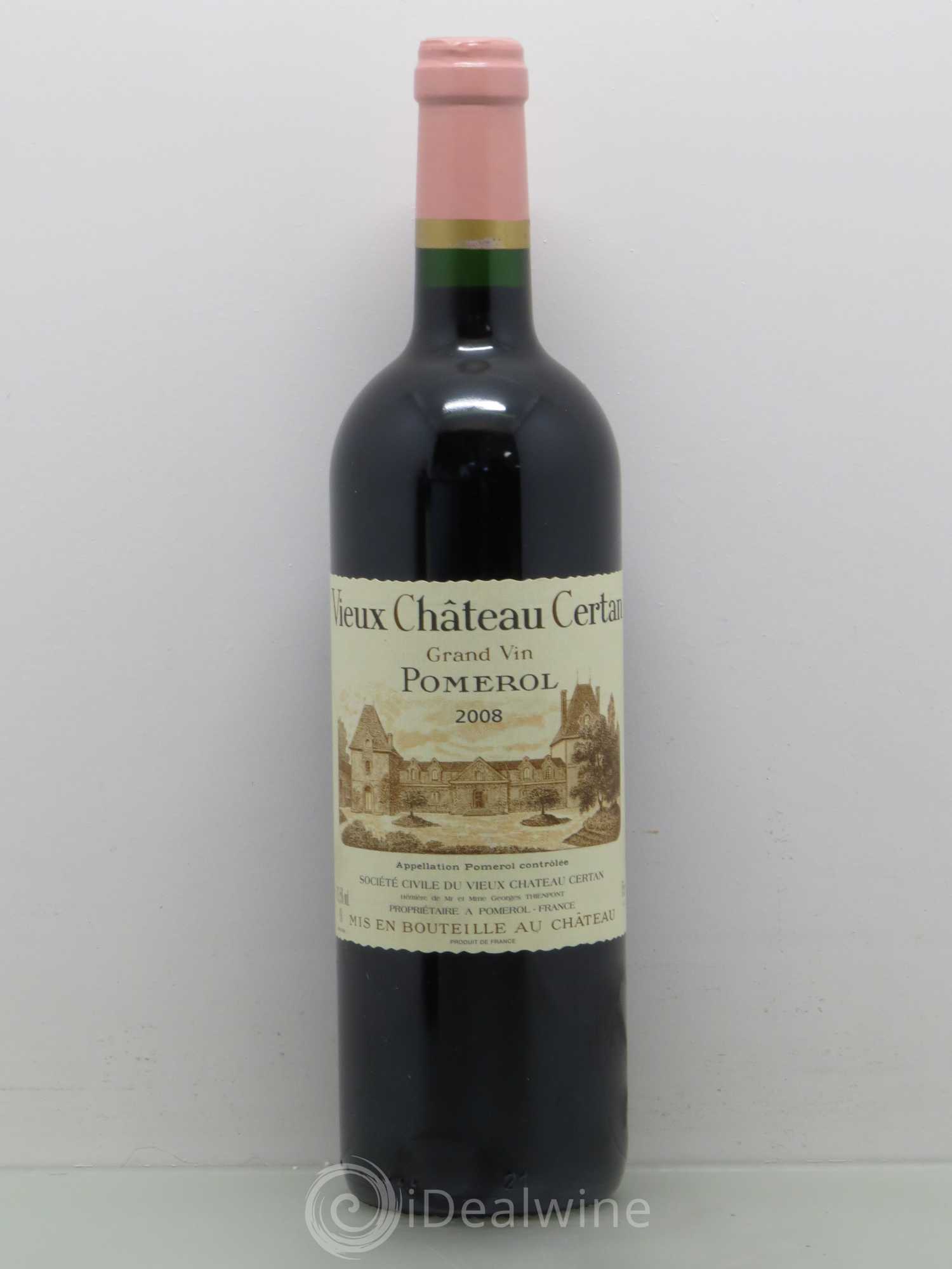 Vieux Château Certan (sans prix de réserve) 2008 - Lot de 1 bouteille - 0