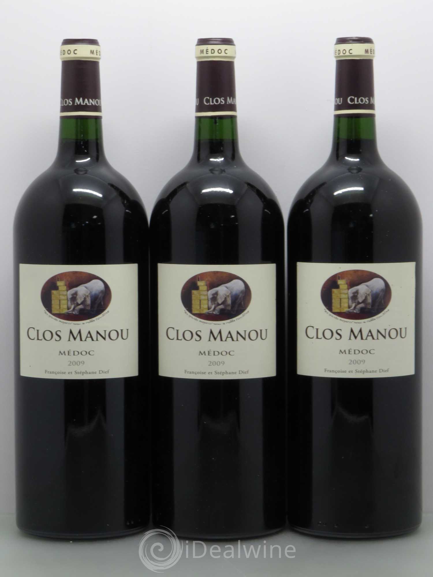 Clos Manou (sans prix de réserve) 2009 - Lot de 3 magnums - 0