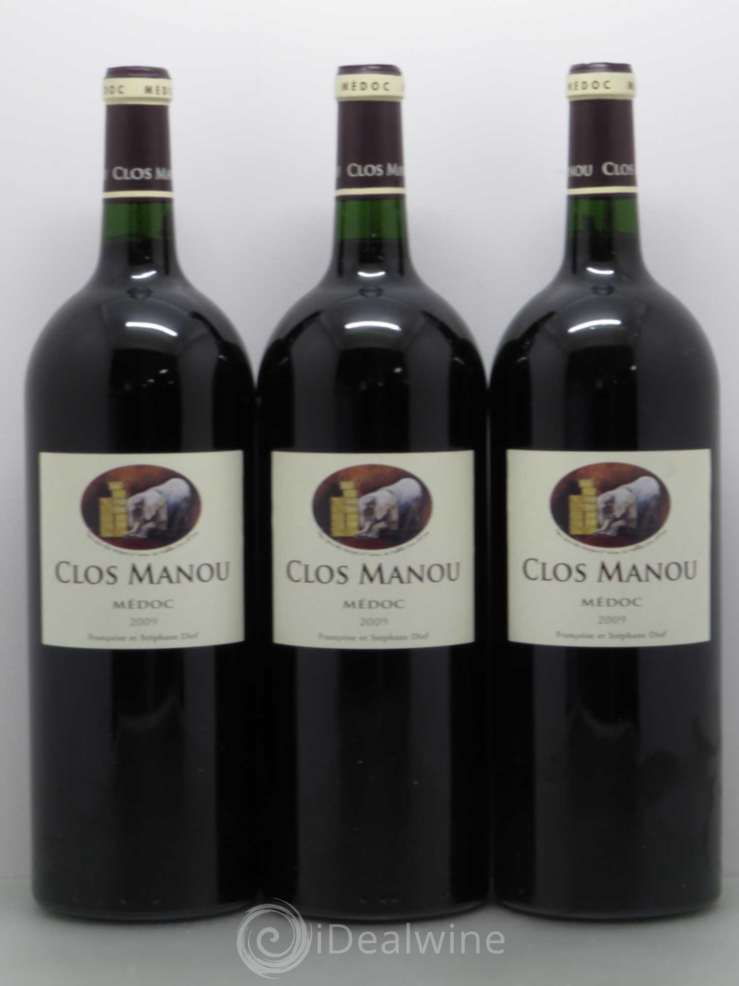 Clos Manou (sans prix de réserve) 2009 - Lot de 3 magnums - 0
