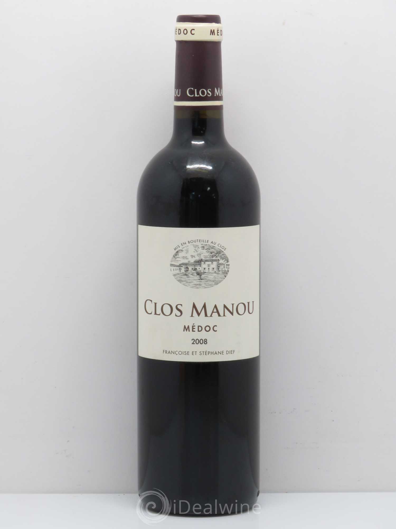 Clos Manou (sans prix de réserve) 2008 - Lot de 1 bouteille - 0