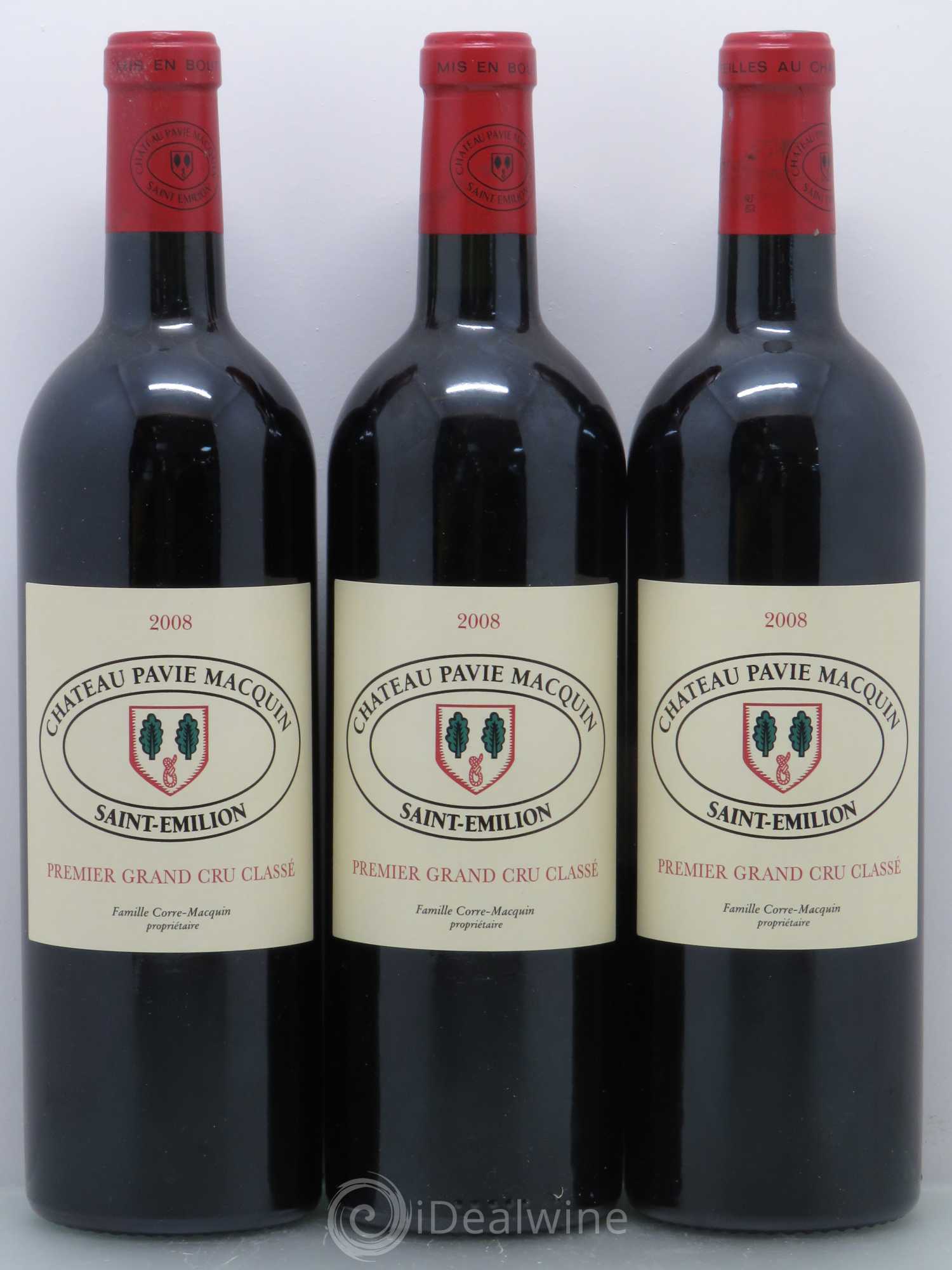 Château Pavie Macquin 1er Grand Cru Classé B (sans prix de réserve) 2008 - Lot de 6 bouteilles - 2