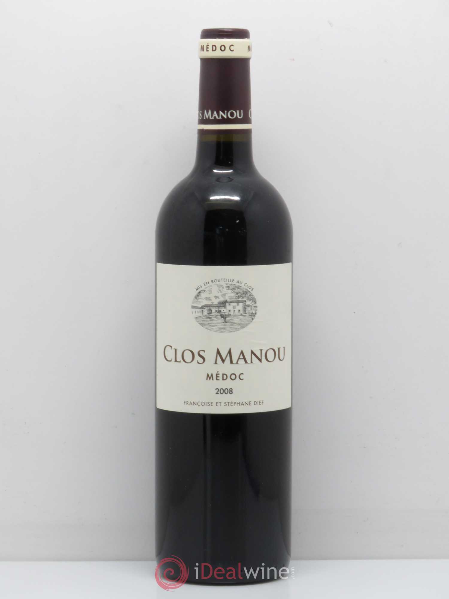 Clos Manou (sans prix de réserve) 2008 - Lot de 1 bouteille - 0