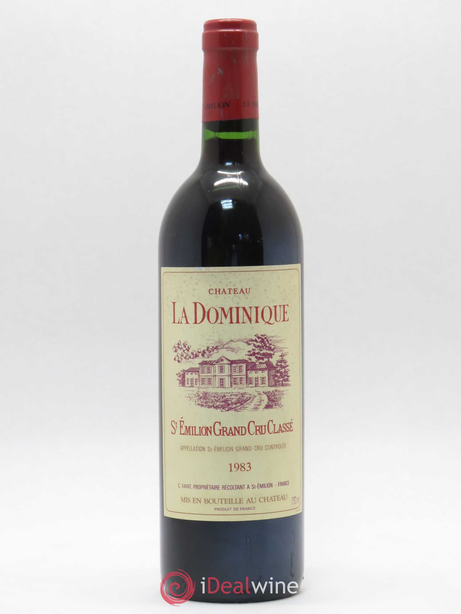 Château la Dominique Grand Cru Classé 1983 - Lot de 1 bouteille - 0