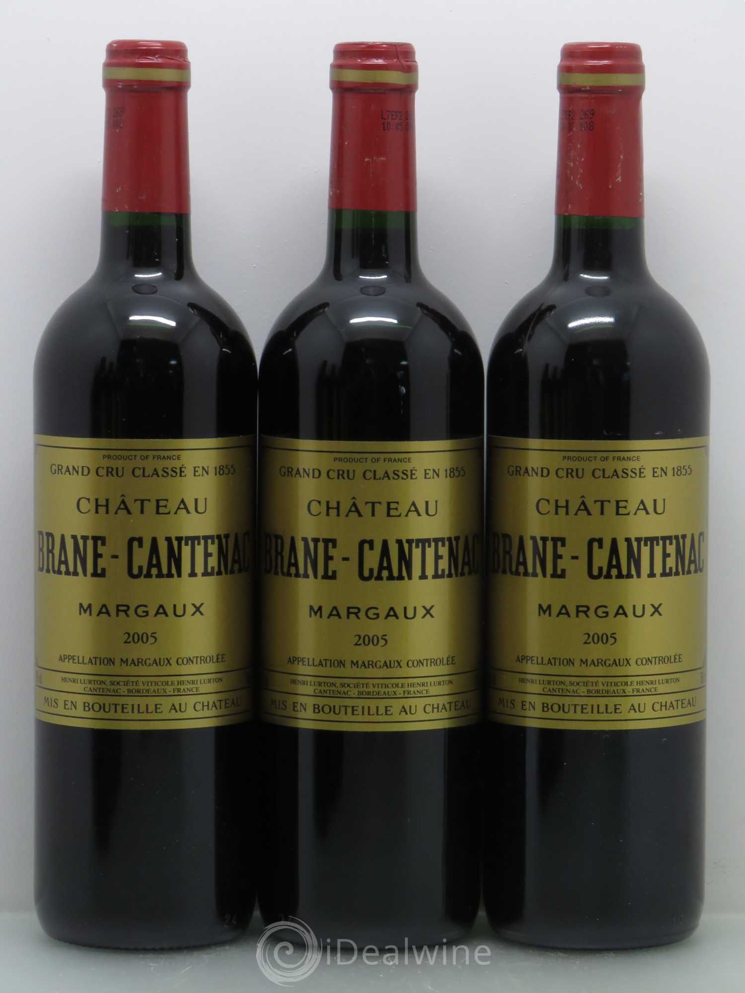 Château Brane Cantenac 2ème Grand Cru Classé  (sans prix de réserve) 2005 - Lot de 6 bouteilles - 1