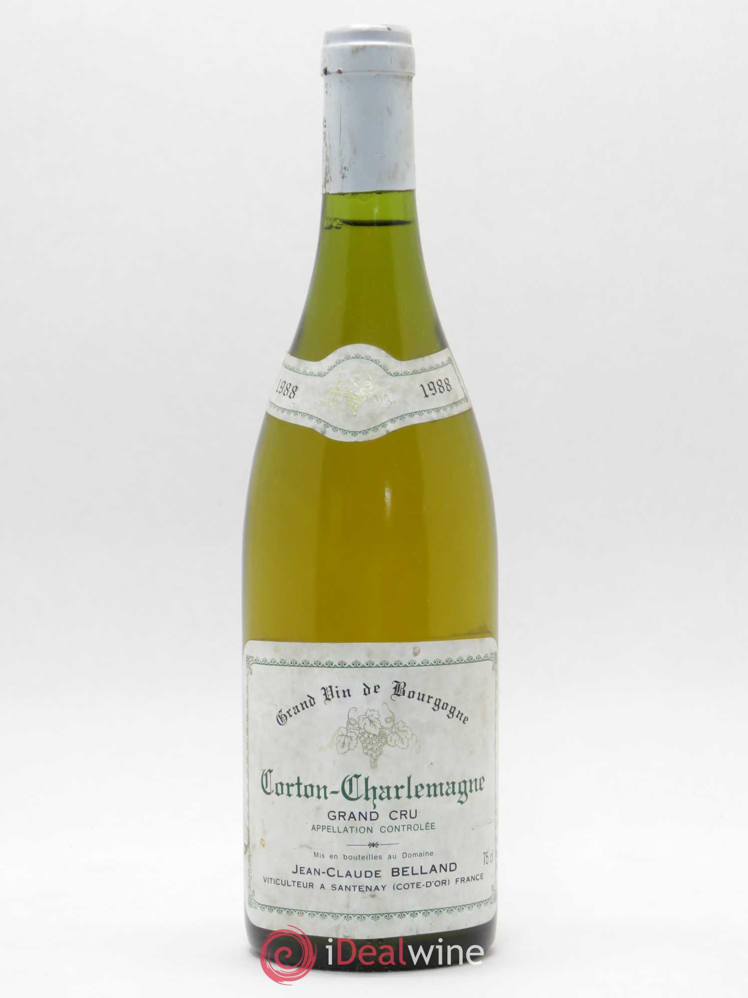 Corton-Charlemagne Grand Cru Jean Claude Belland 1988 - Posten von 1 Flasche - 0
