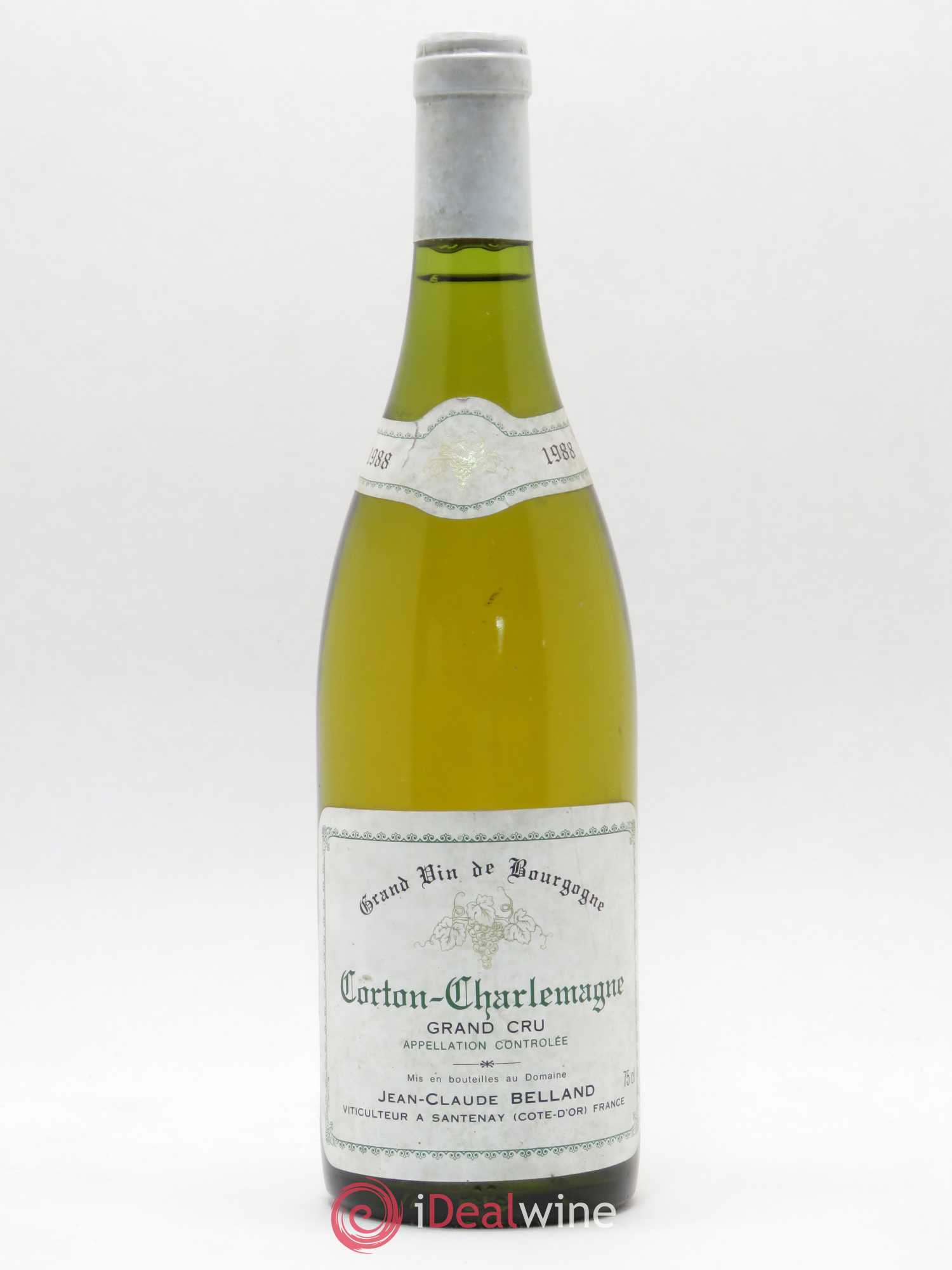 Corton-Charlemagne Grand Cru Jean Claude Belland 1988 - Posten von 1 Flasche - 0